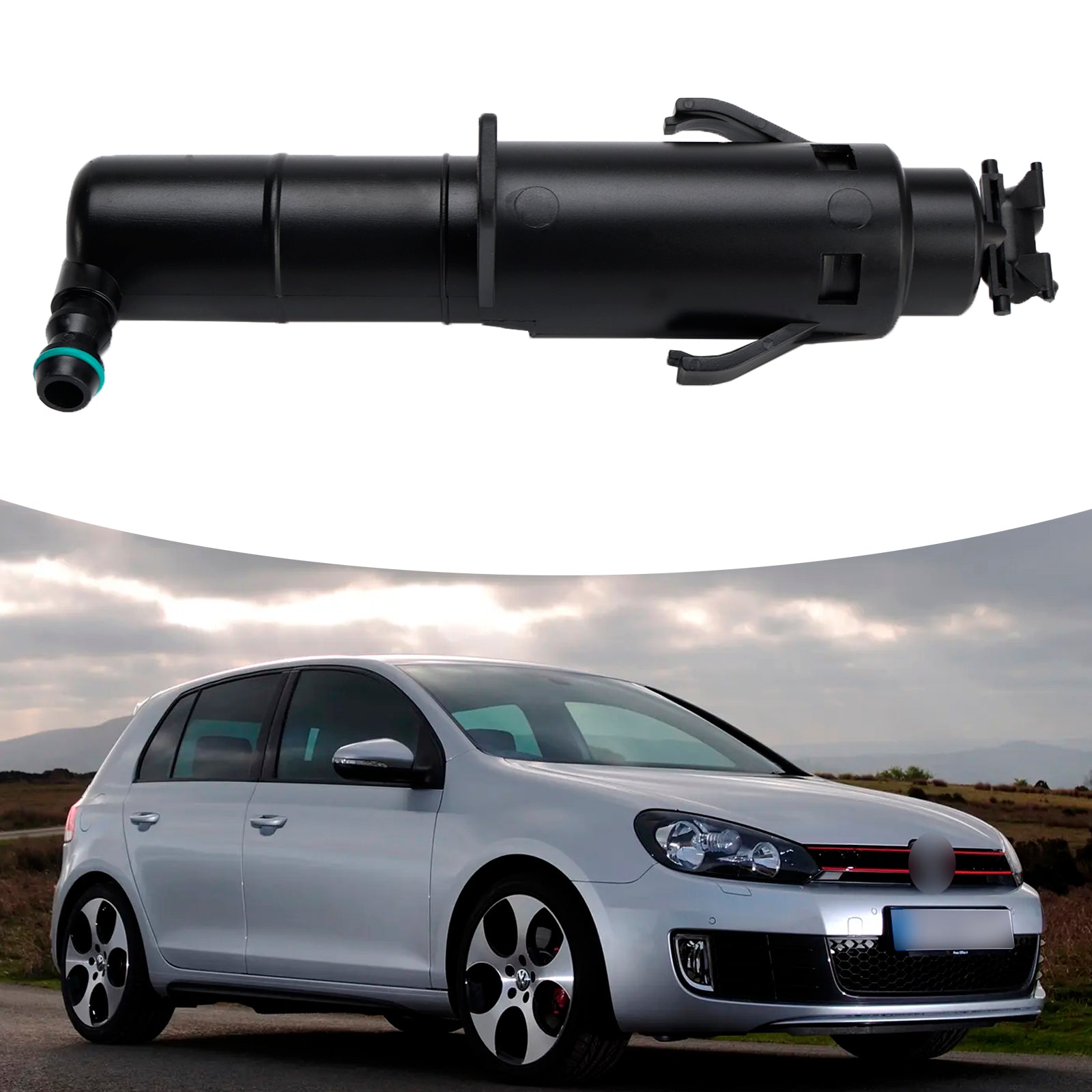 Koplampsproeiersproeier 5K0955978A voor VW Golf Jetta MK6