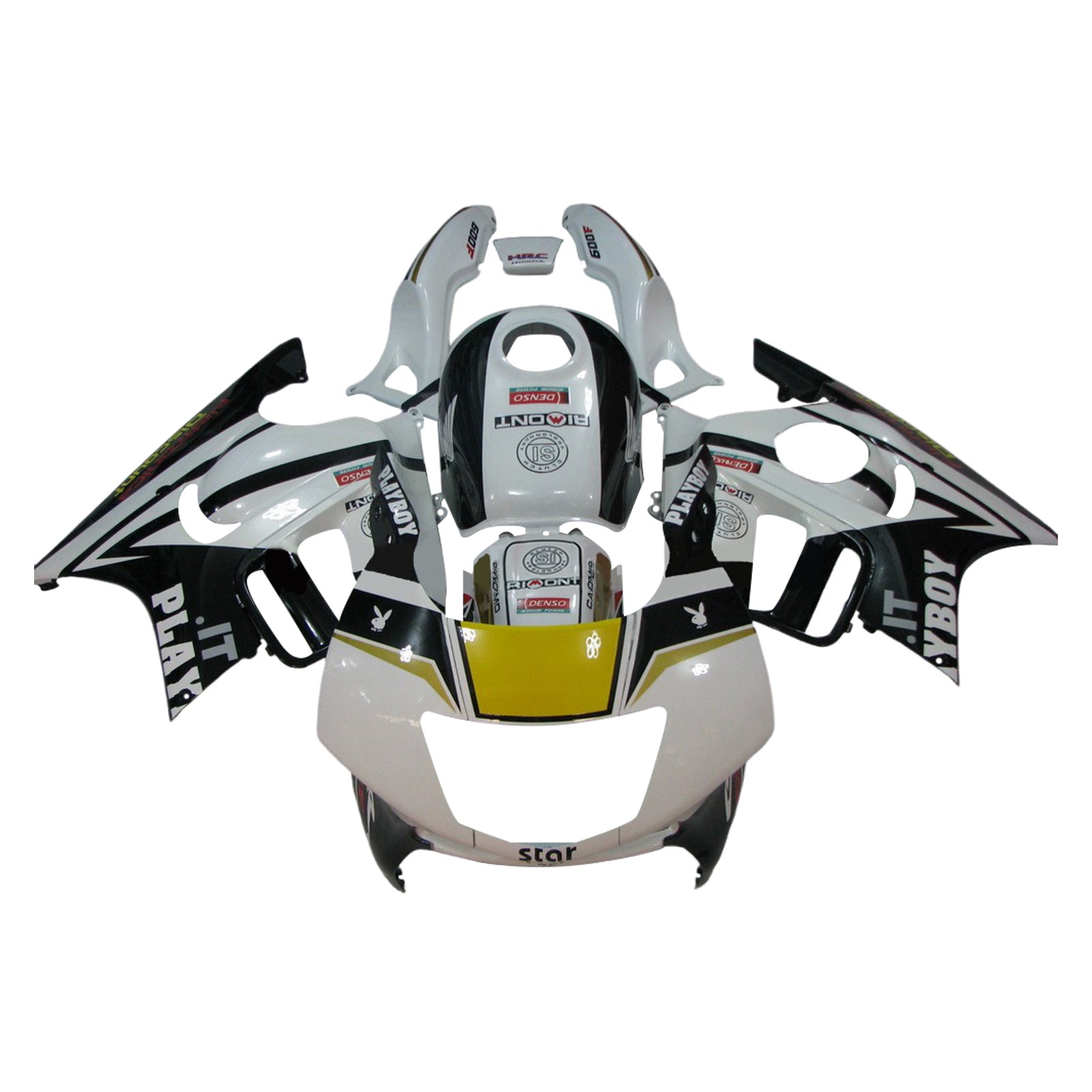 1995-1996 Honda CBR600 F3 Injeksjon Fairing Kit Bodywork Plastic Abs