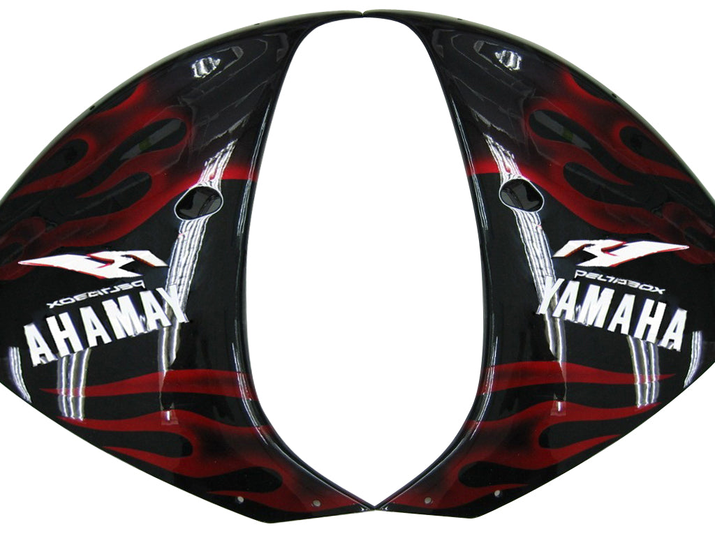 Yamaha YZF-R1 2009-2011 Noir & Carénages Red Flame Racing génériques