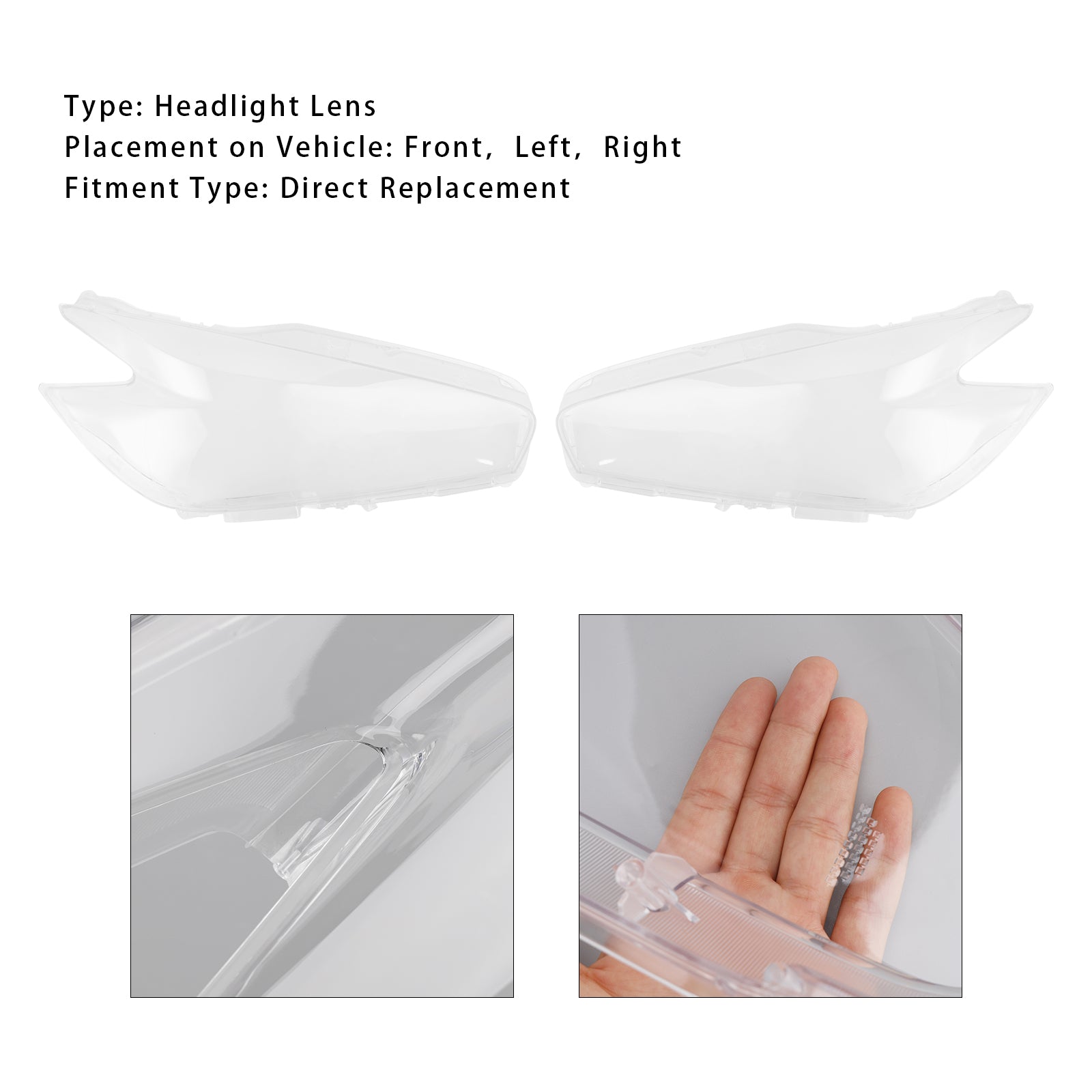 2015-2018 Nissan Murano vľavo+pravý predný obal svetlomet