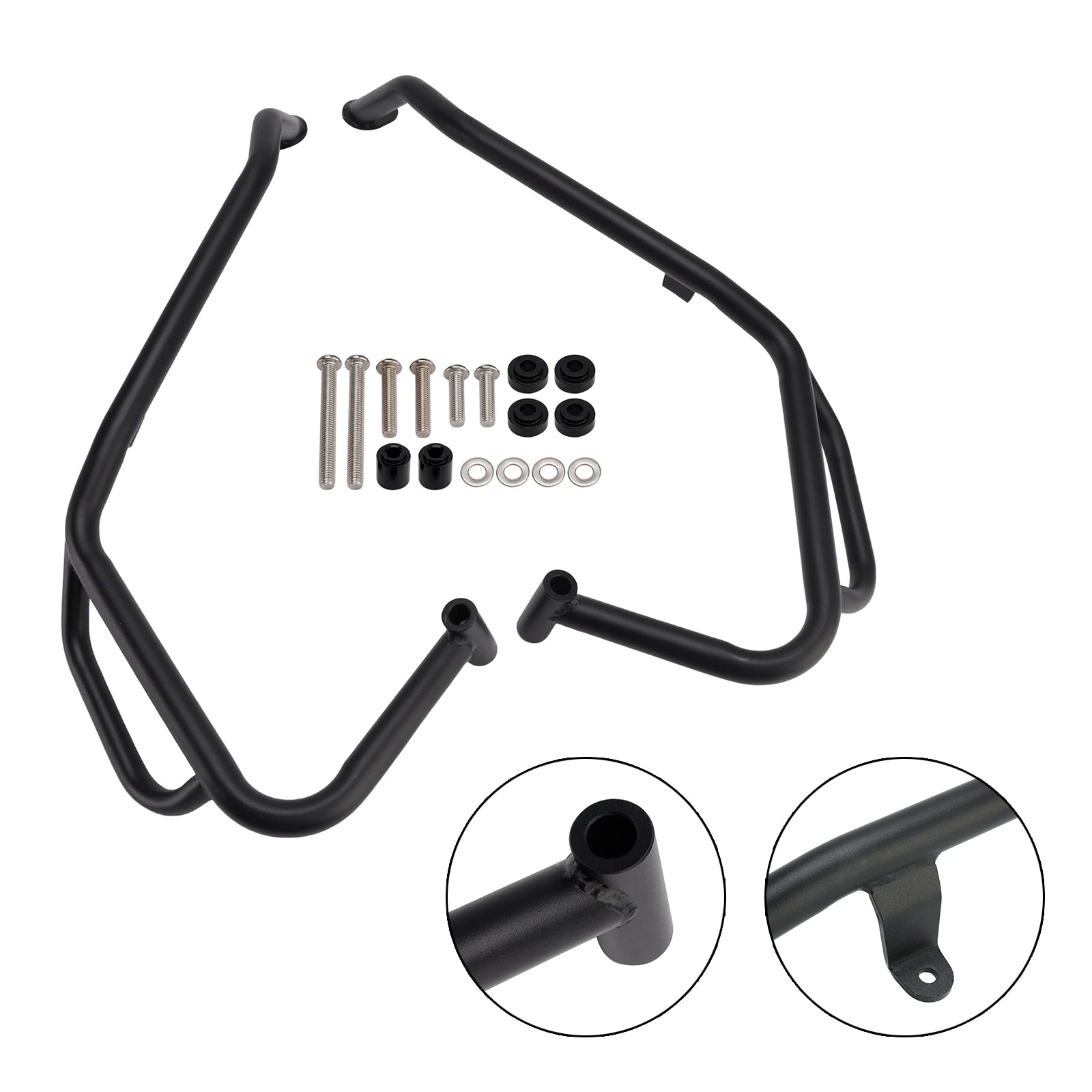 Crash Bar Lower Engine Guard Steel Frame Fit For Honda Xadv750 X-Adv 750 25 Silver