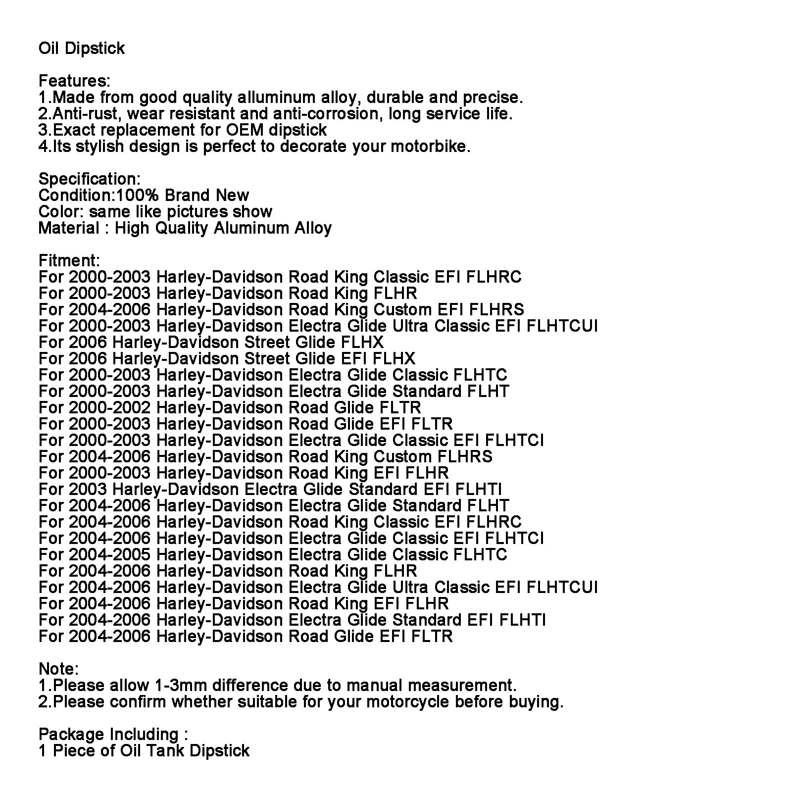 Zápaska na olejovú mierku