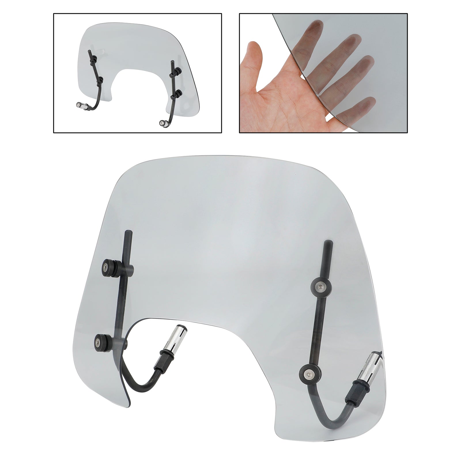 ABS Motorcykel vindrutan vindruta passar för Vespa Sprint 150 2016-2023