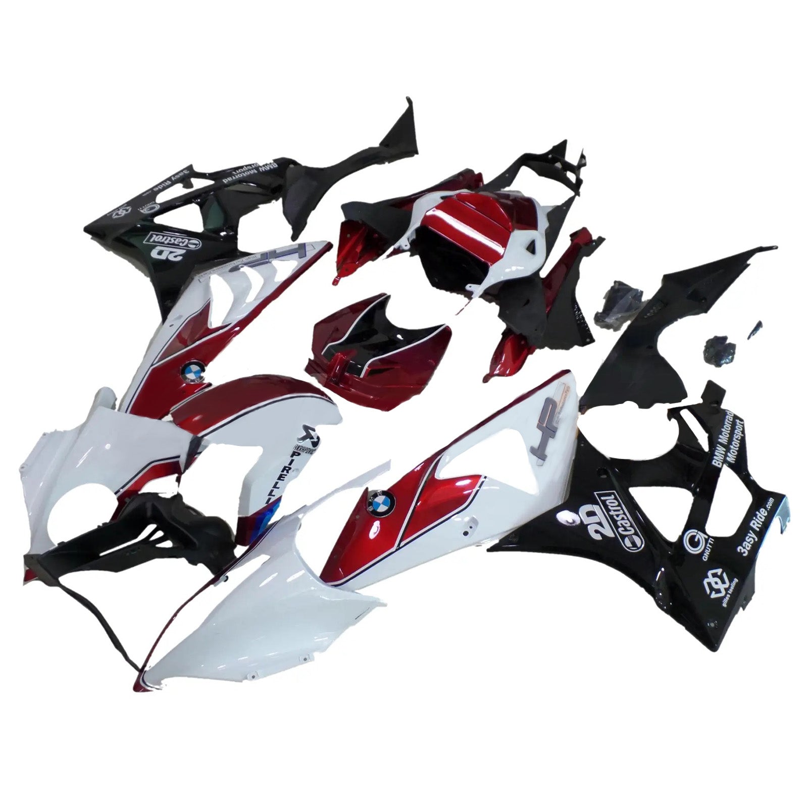 2009-2014 BMW S1000RR Kit de carénage Kit de carrosserie Plastique Abs