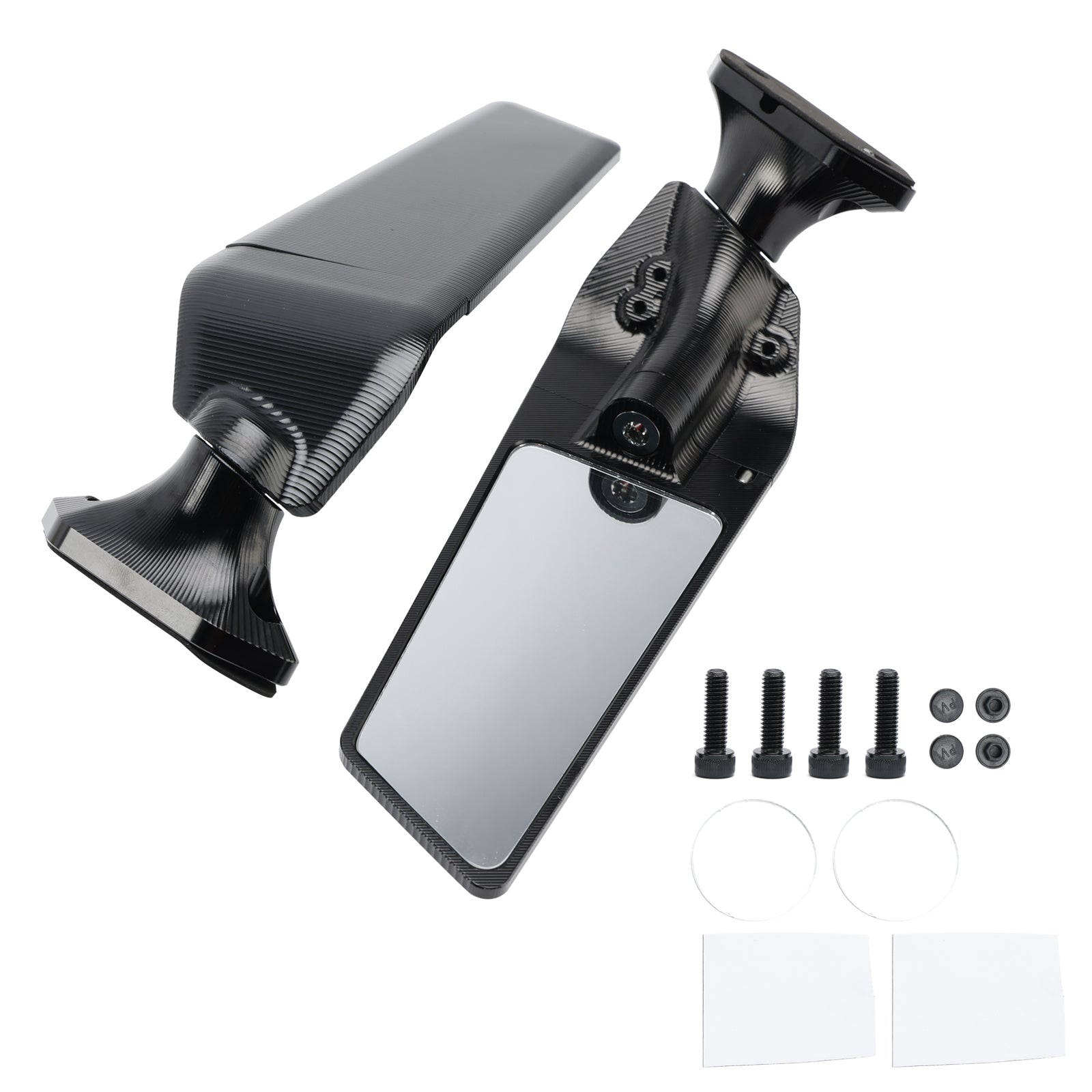 2013-2022 Kawasaki ZX-6R 636 CNC Aluminum Winglet Mirror Wing Mirror Generic
