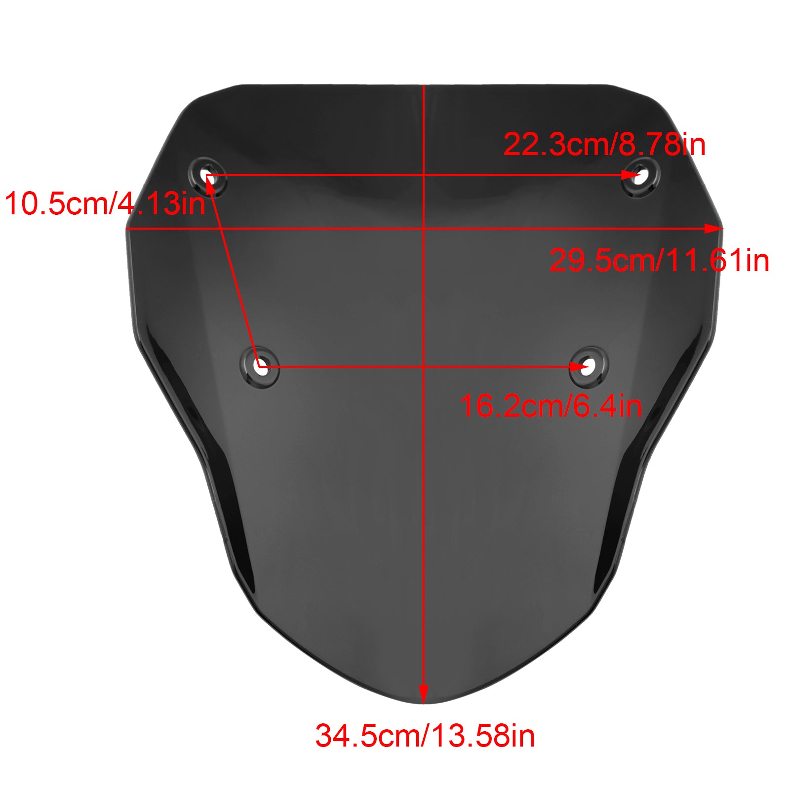 2024 BMW R1300GS Strålkastare vindrutan täcker vindrutan vindrutan