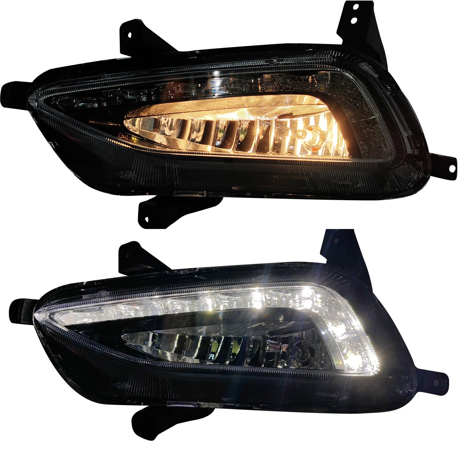 Luces antiniebla LED para Hyundai Tucson 2016-2018, luces de parachoques delantero con DRL 86525-D3200 5000K-7000K