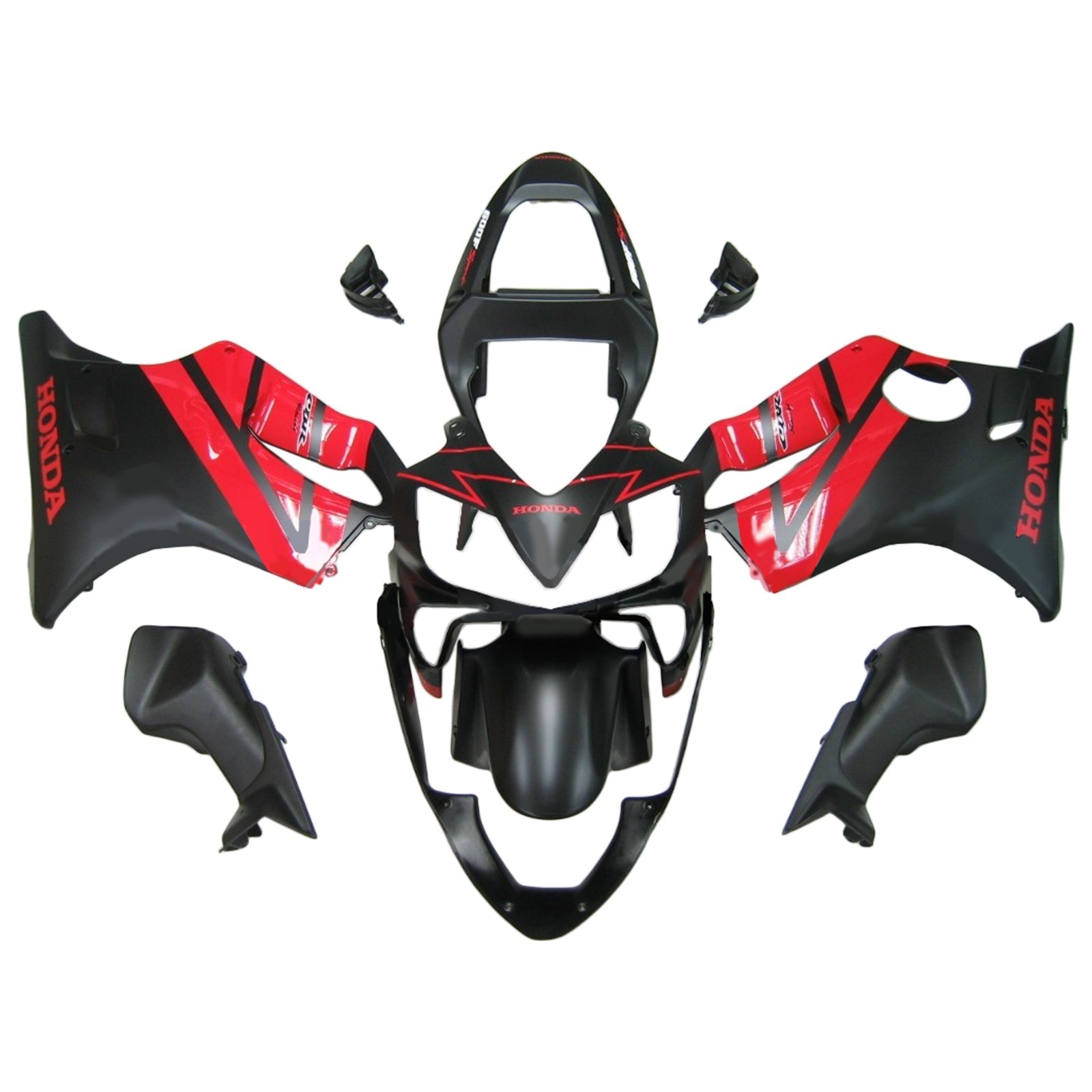 2001-2003 Honda CBR600 F4I Kit de camerage d'injection de carrosserie en plastique ABS # 127