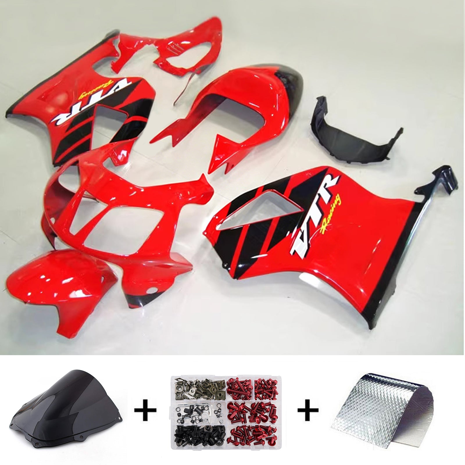 Injection Fairing Kit Bodywork Plastic ABS For Honda VTR1000 RC51 2000-2006
