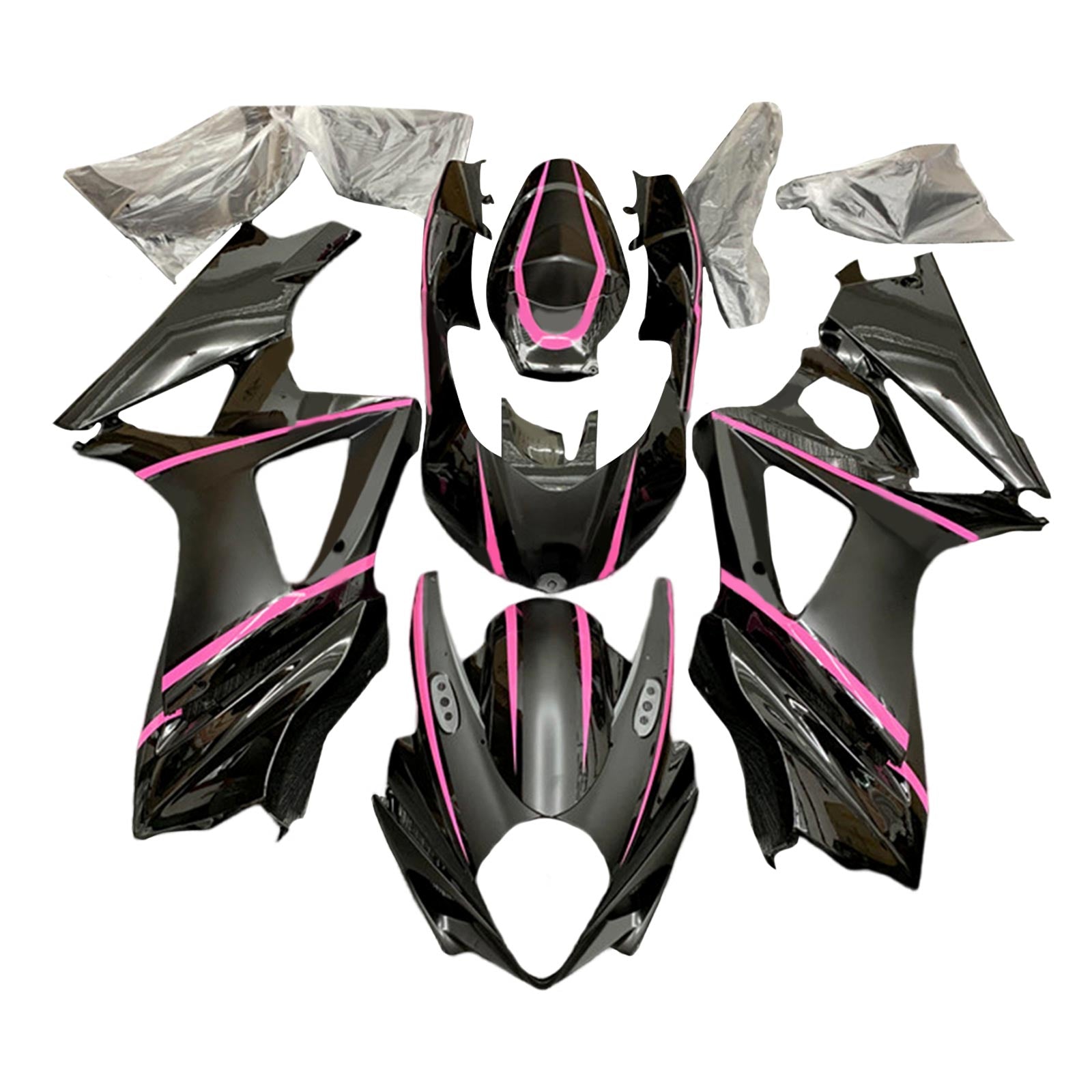 2007-2008 Suzuki gsxr1000 k7 kit de carénage kit de carrosserie en plastique