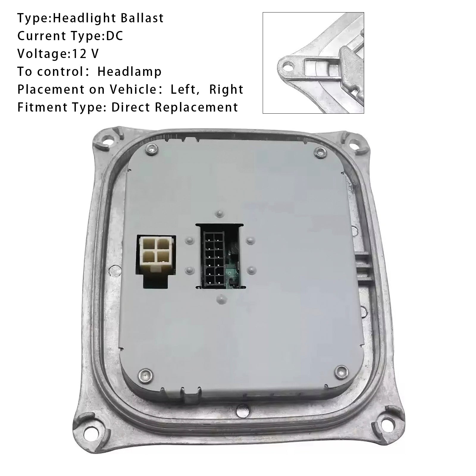 2010-2012 Land Rover Range Sport L322 Headlight Module Adaptive Lighting Control Unit 1307329241