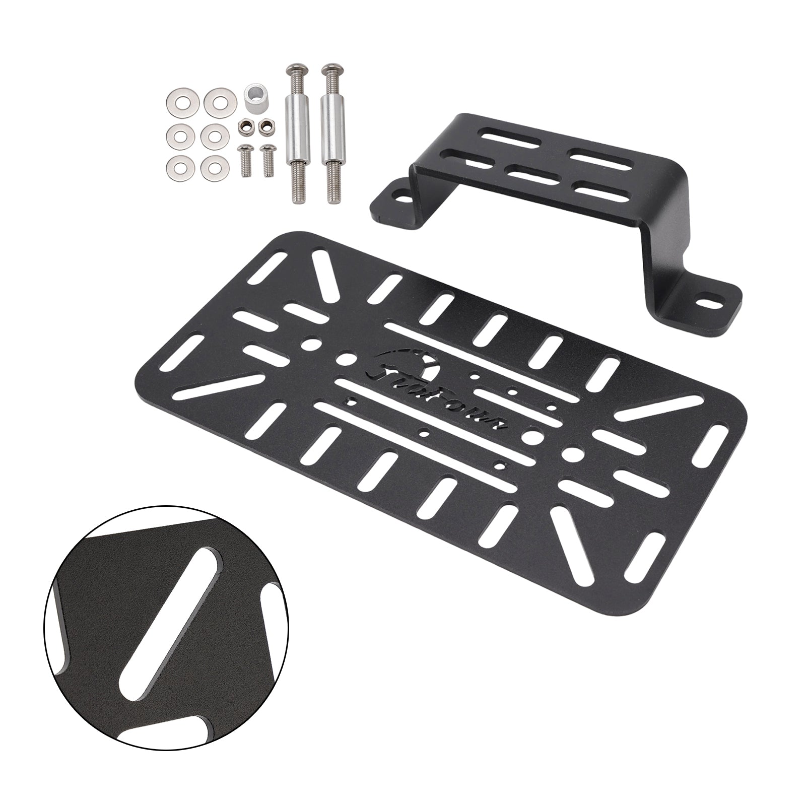 2024-2025 Cfmoto 450Mt portaequipajes soporte de montaje para alforja lateral negro derecho