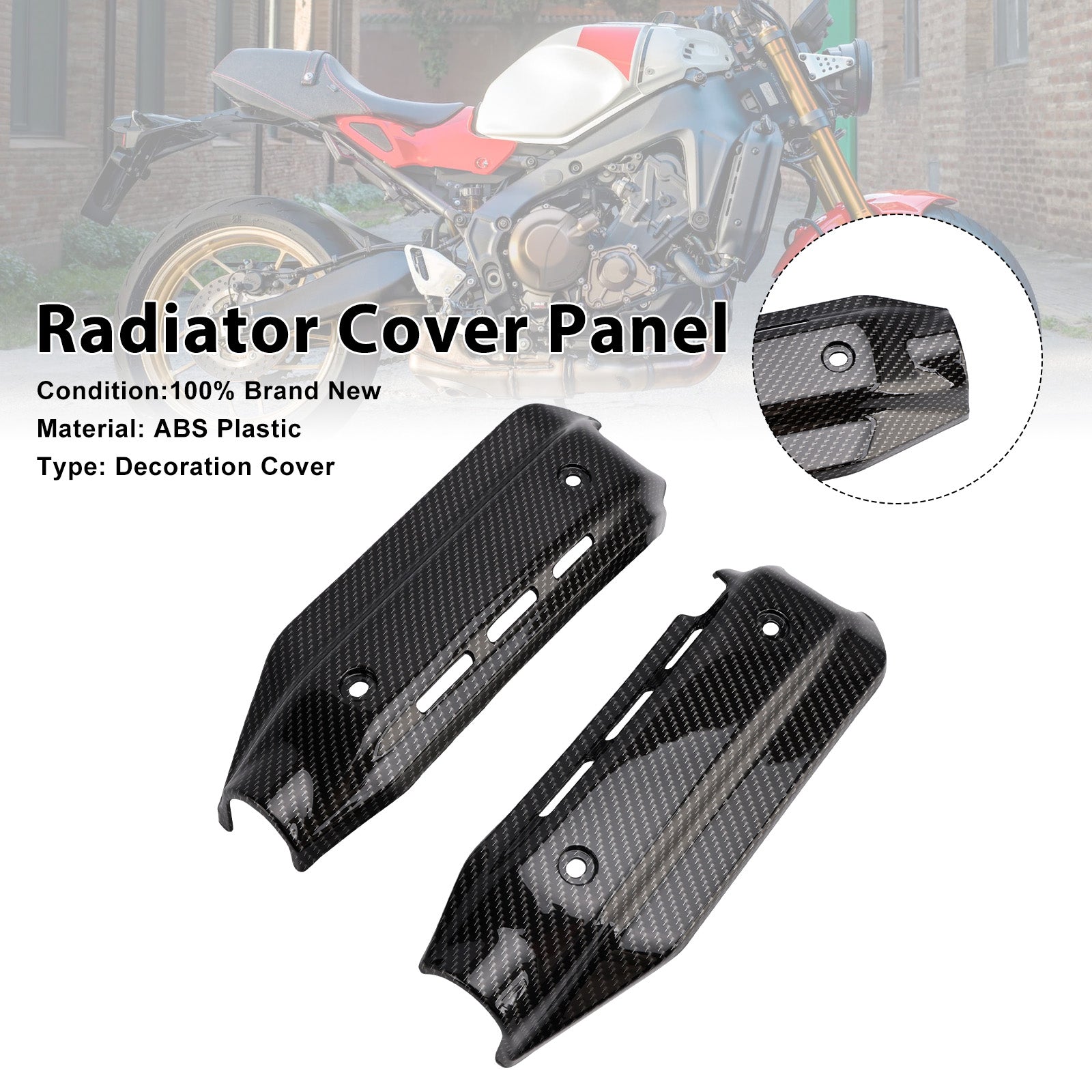 Panneaux de carénage de couvercle latéral de radiateur pour Yamaha XSR900 2022 – 2025