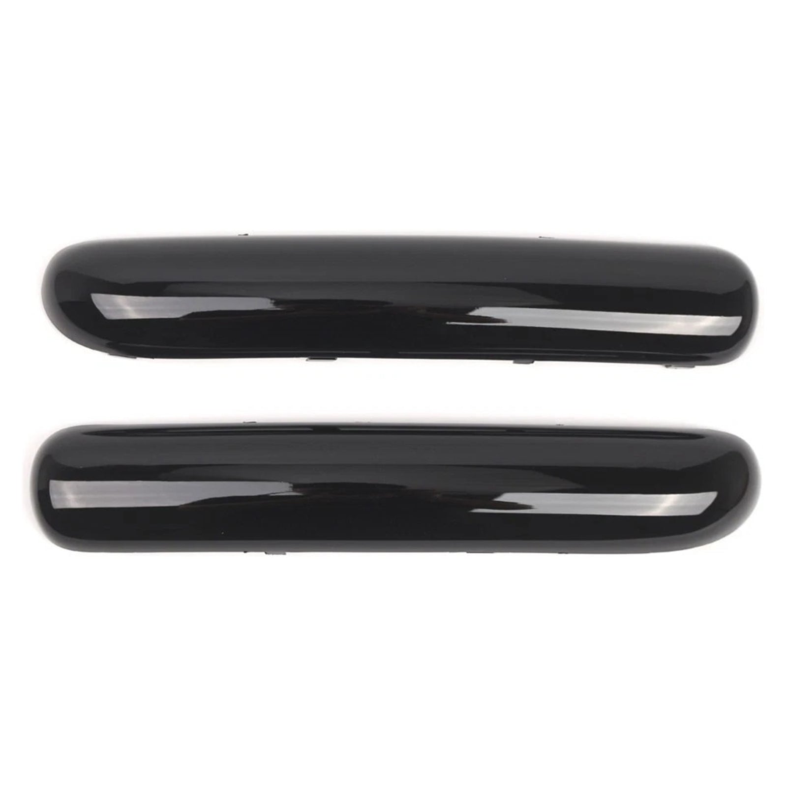 2001-2004 Mini One Cooper R50/R52/R53 Pair Front Bumper Trim Set Glossy Black