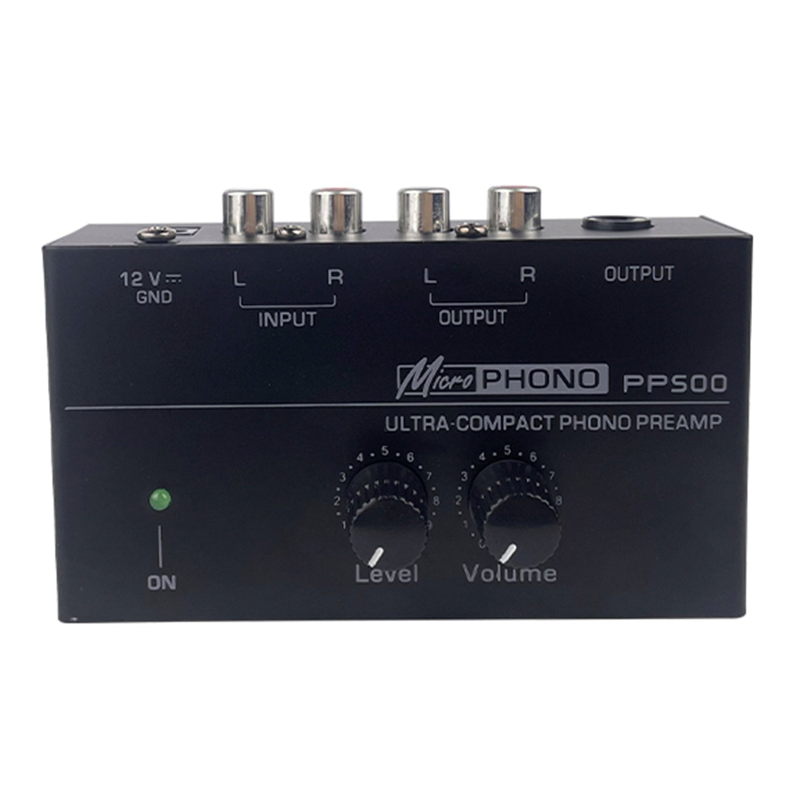 PP500 Phono Preamp Preamplifier with Level Volume Control for LP Vinyl Turntable