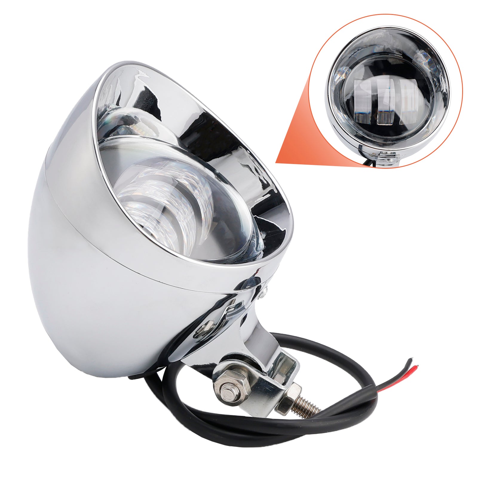 Motorcycle Beam Headlight Lampe antibrouade