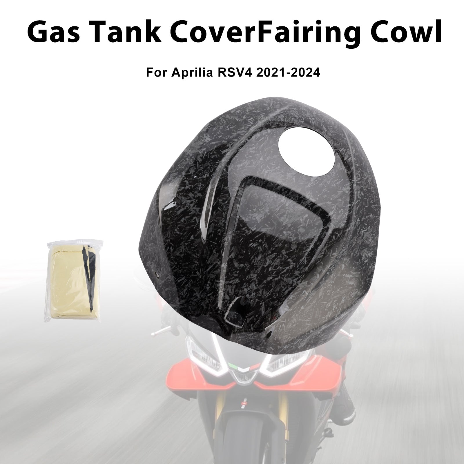 Capot de carénage de garniture de couvercle de réservoir d'essence Aprilia RSV4 2021-2024