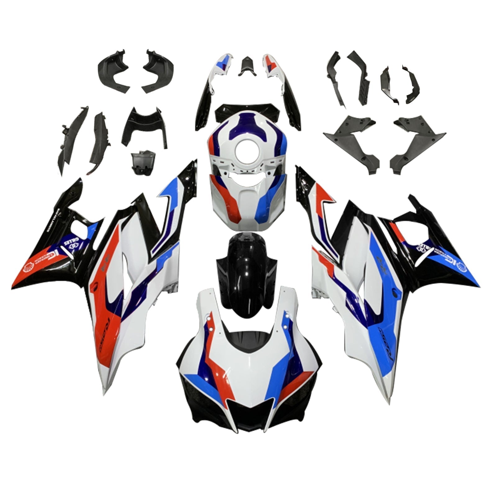 2019-2021 Yamaha YZF-R3 R25 Kit de carénage Kit de carrosserie en plastique Abs