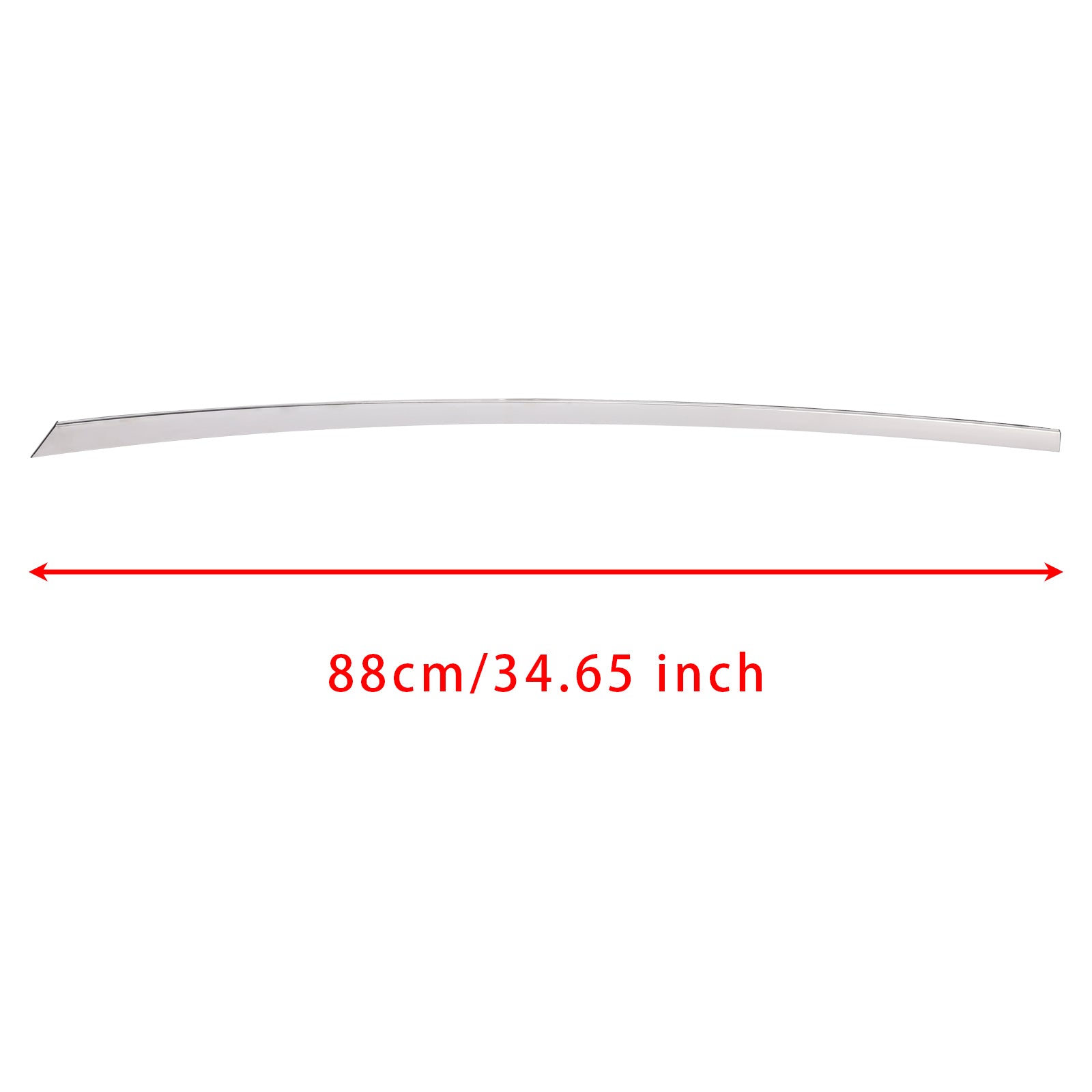 2011-2015 Kia Optima Right Side Upper Rear Door Panel Trim Molding Chrome
