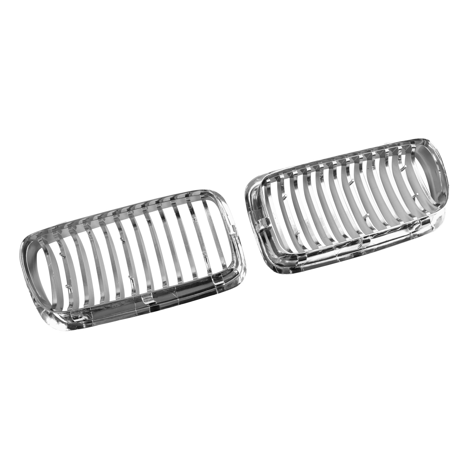1994-2001 BMW 7 Series E38 Chrome Front Kidney Grill Grille 2pcs