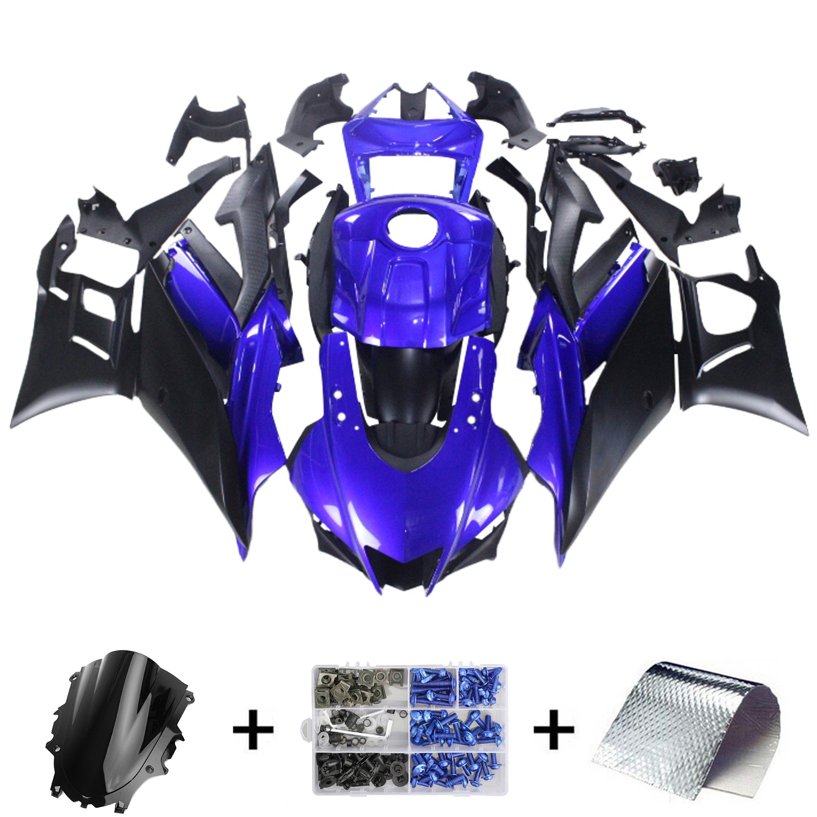 Injection Fairing Kit Bodywork Plastic ABS fit For Yamaha YZF R3 R25 2022-2024