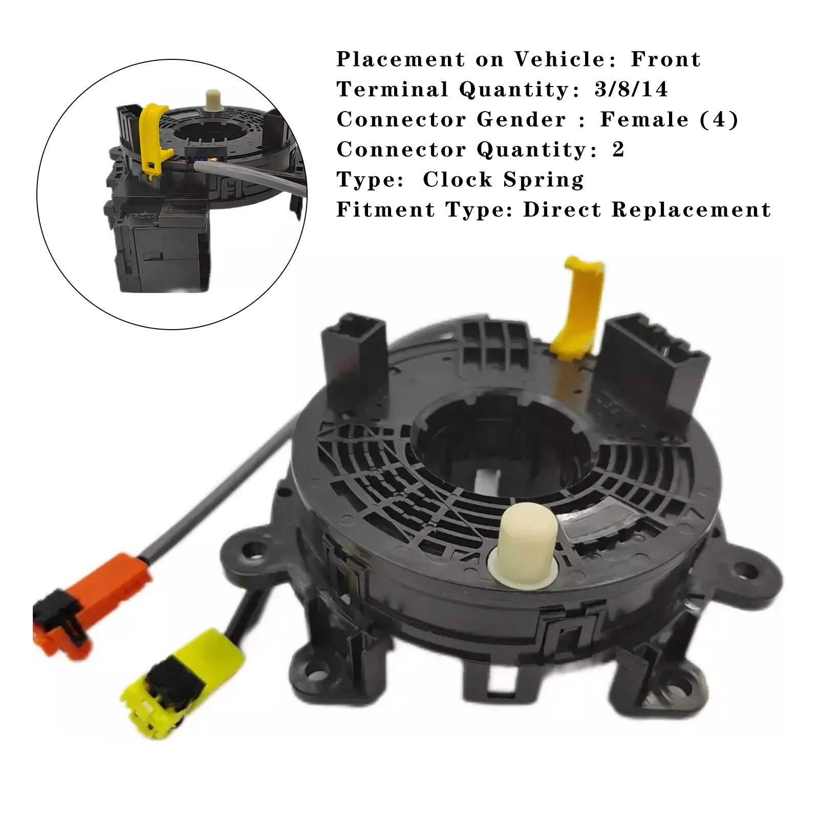 2014-2019 SENTRA VERSA & VERSA NOTE klokveer 25554-3SG0A met cruisecontrol & FUNCTIES 25554-3SG0A