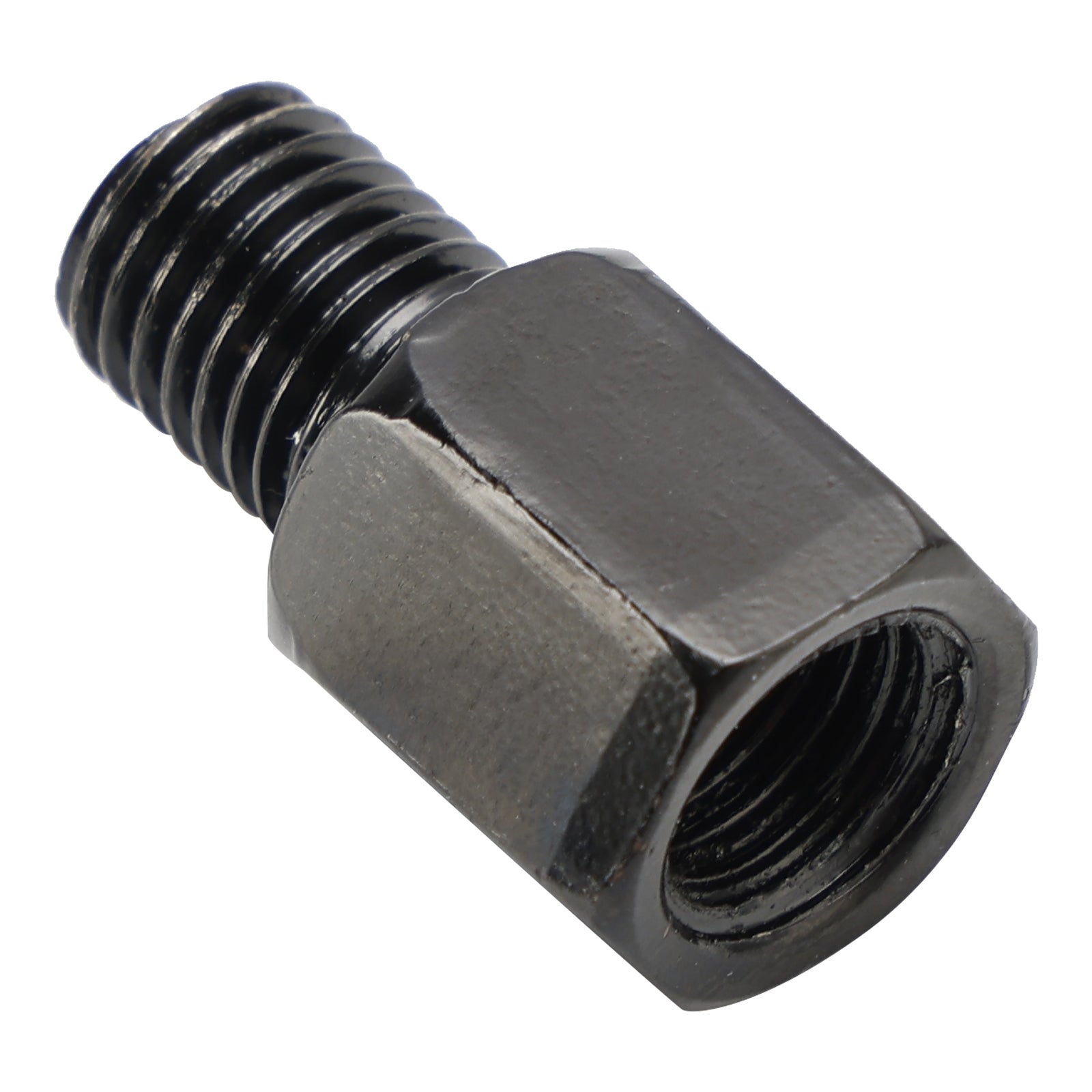 2 Univerzálne fit motocykle zrkadlové adaptéry 10 mm reverz na 10 mm štandard