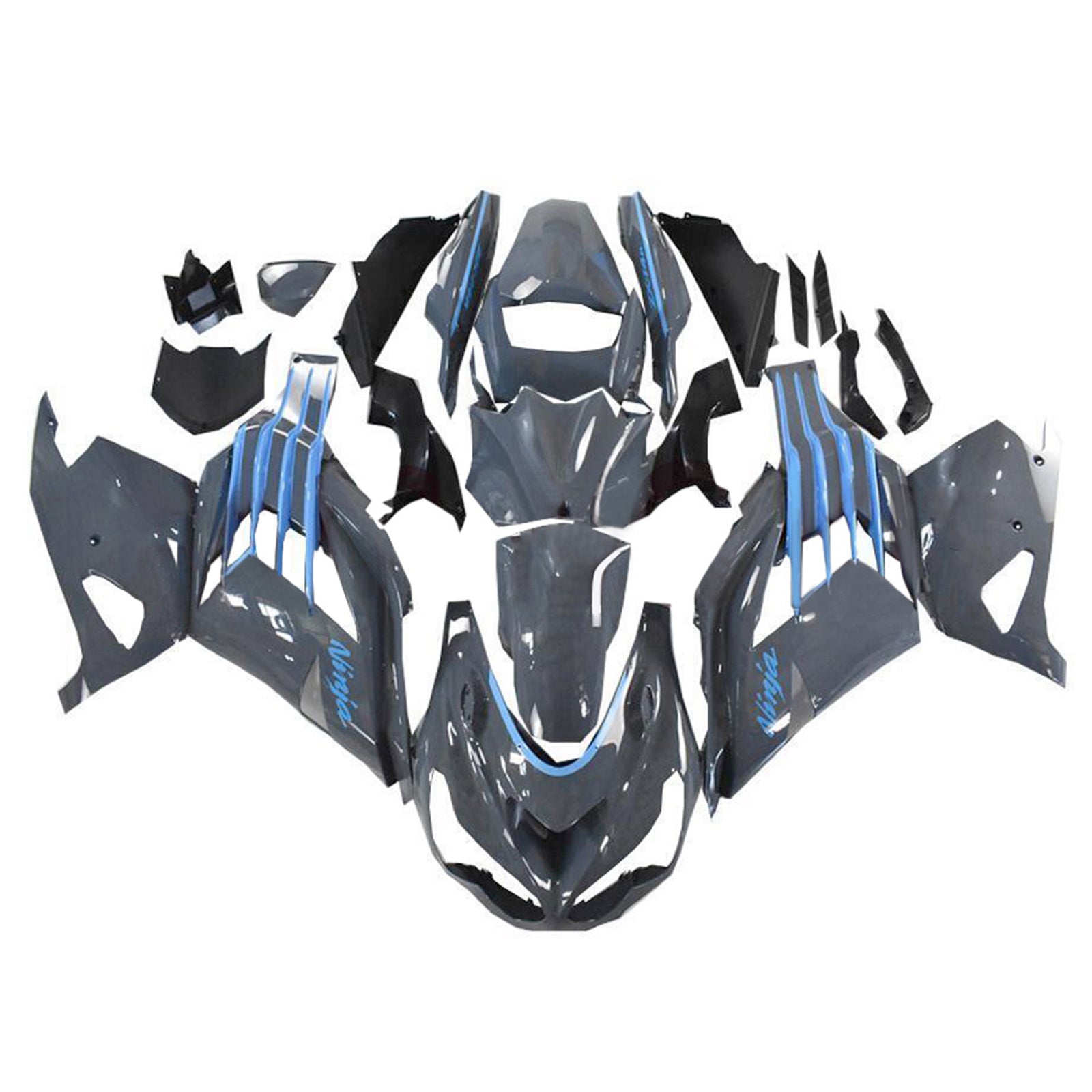 2012-2025 KAWASAKI ZX14R Kit de carénage injection Bodywork Plastic Abs # 104