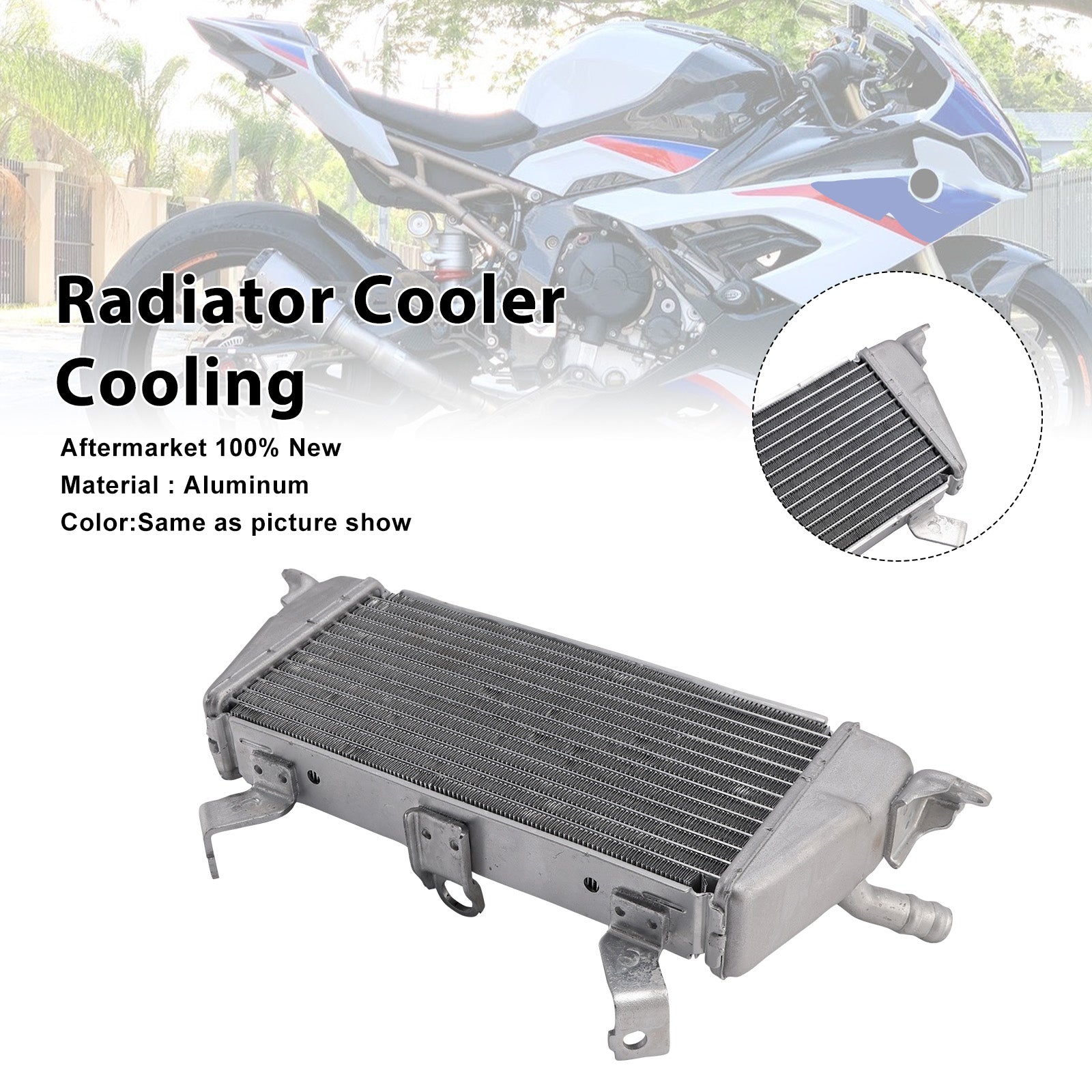 Radiator Cooler Cooling Fit For BMW S1000R M1000RR 21-25 S1000RR 19-25
