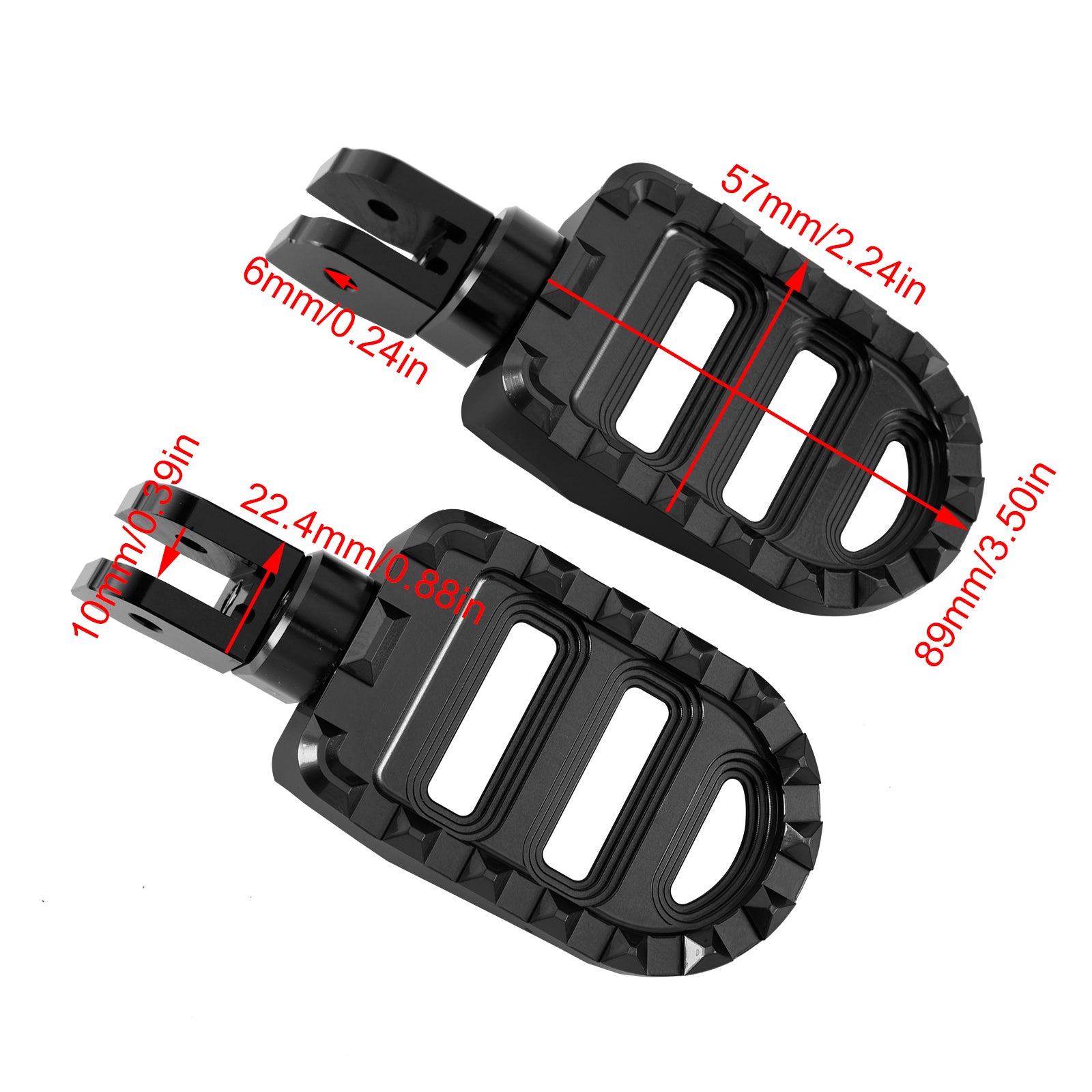 2024-2025 moto guzzi STELVIO Front Footrests Foot Peg
