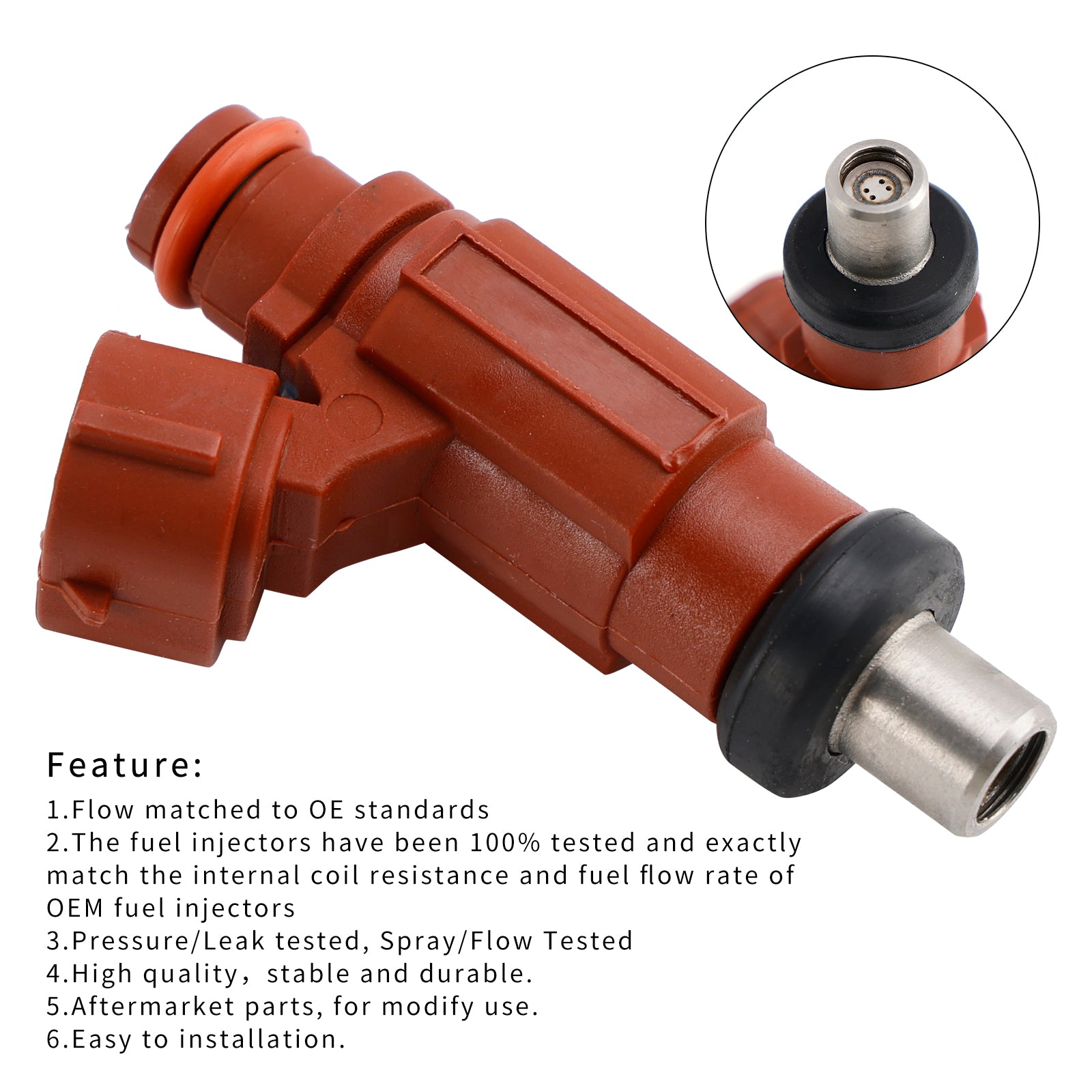 2008-2013 Yamaha Rhino 700 Inyector de combustible 5B4-13761-00-00