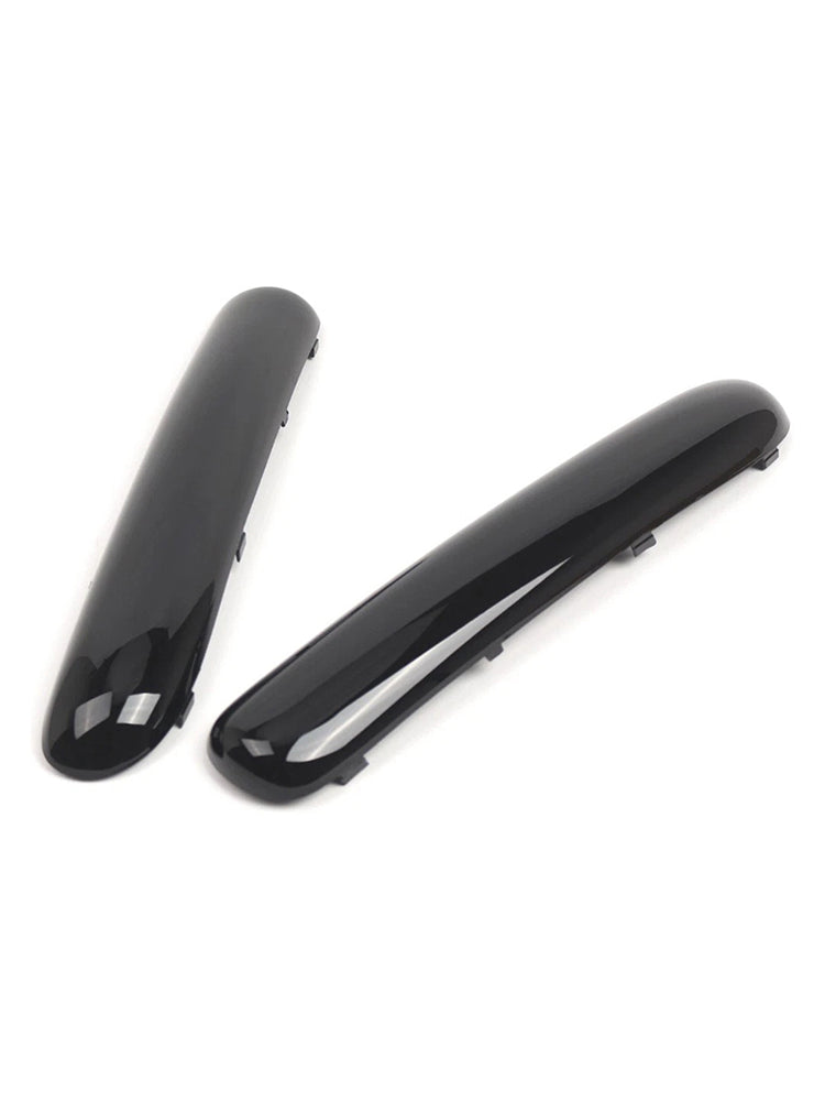 2001-2004 Mini One Cooper R50/R52/R53 Pair Front Bumper Trim Set Glossy Black