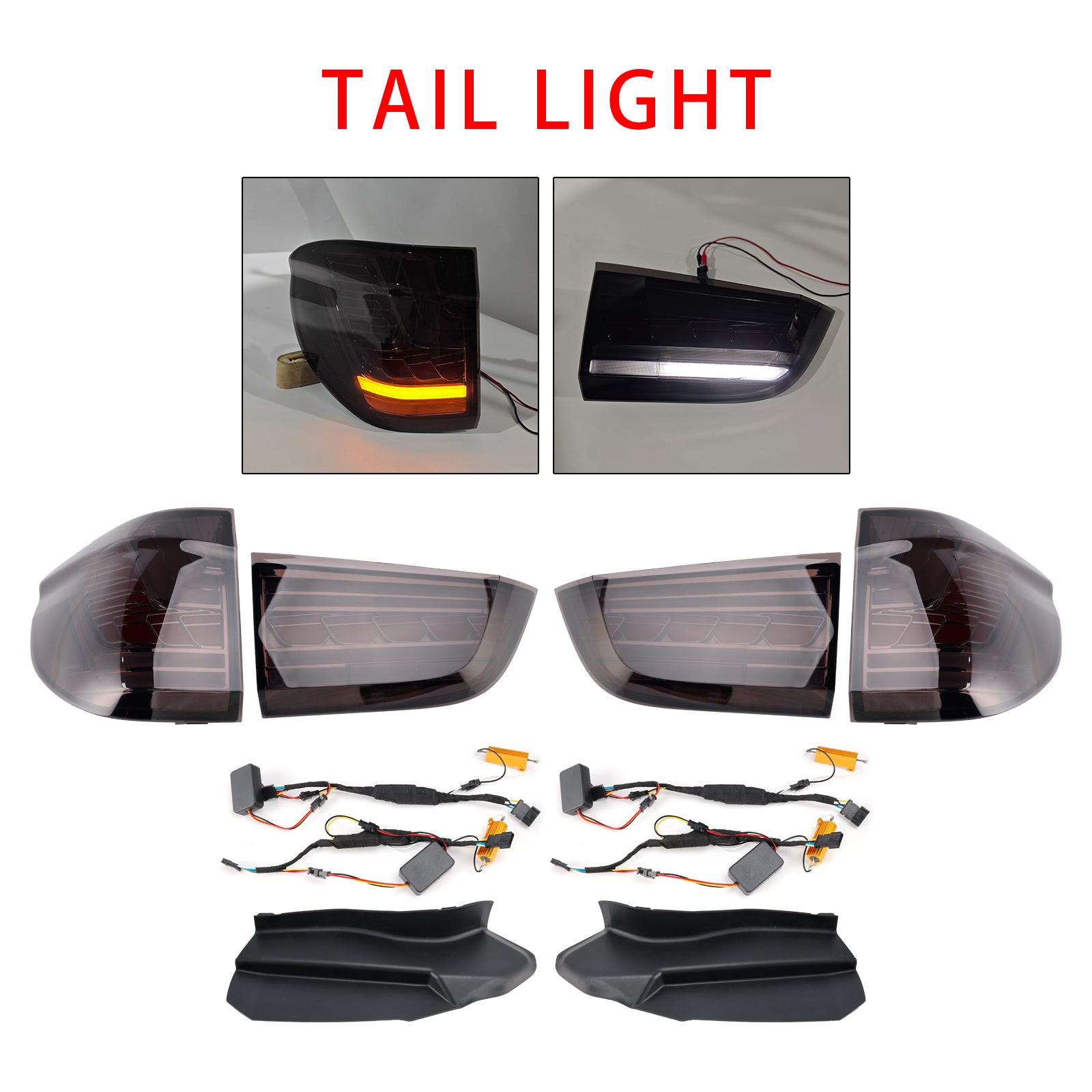 2014-2018 BMW X5 F15 Vänster+Höger LED Bakljus Bromslampa