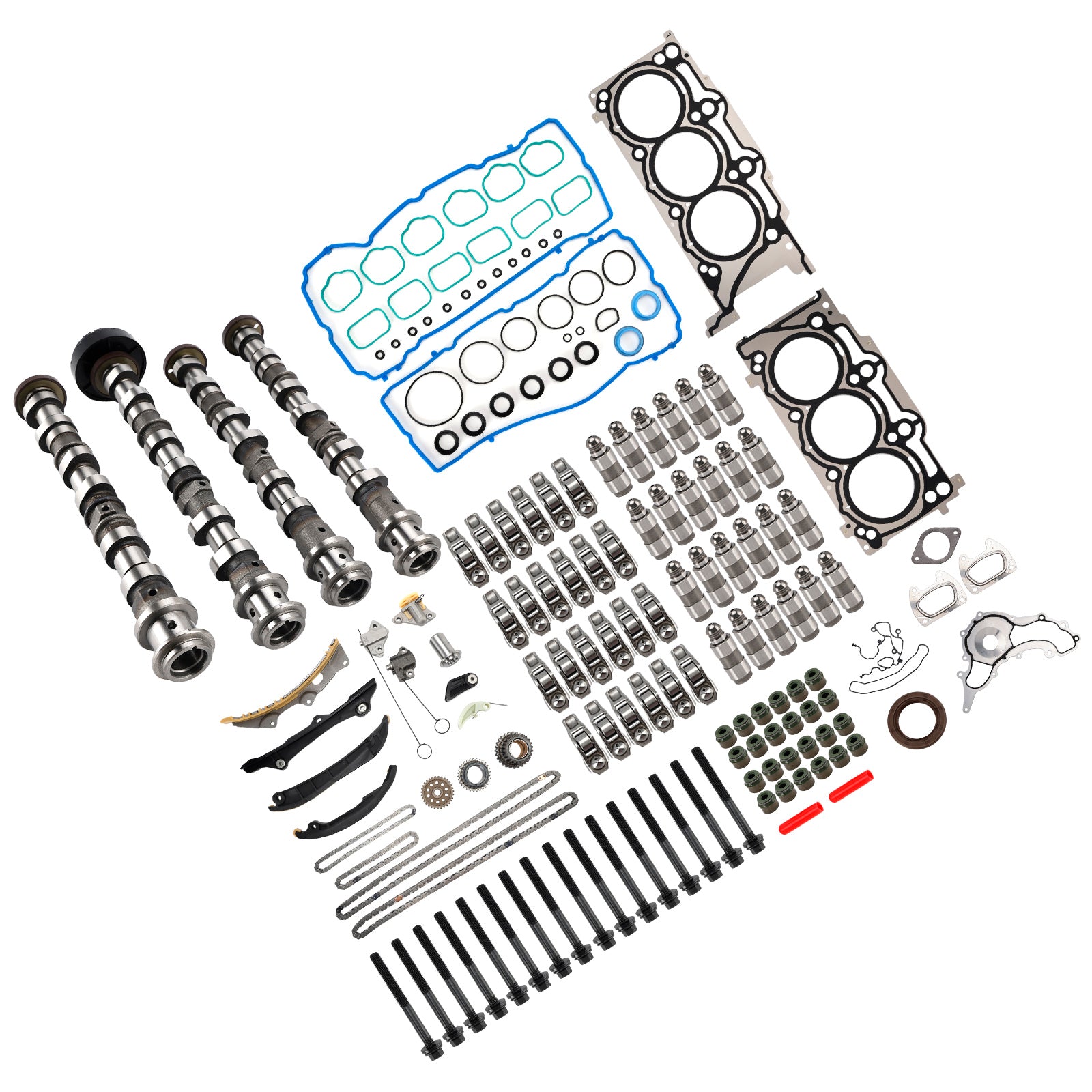 Engine Camshafts Rockers Lifters Timing Chain for Chrysler for Ram 3.6L