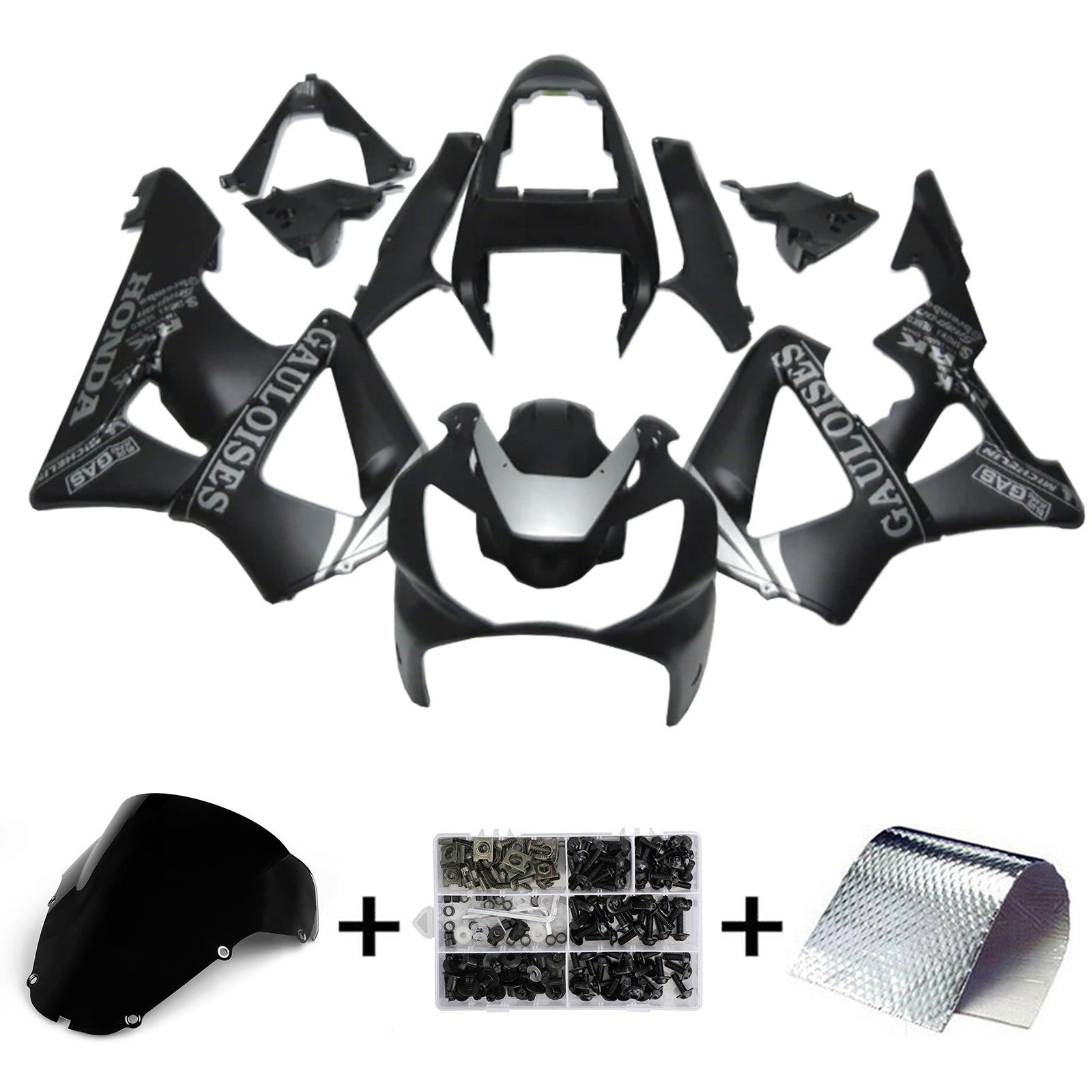 2000-2001 Honda CBR929RR Injeksjon Fairing Kit karosseri plast abs ABS