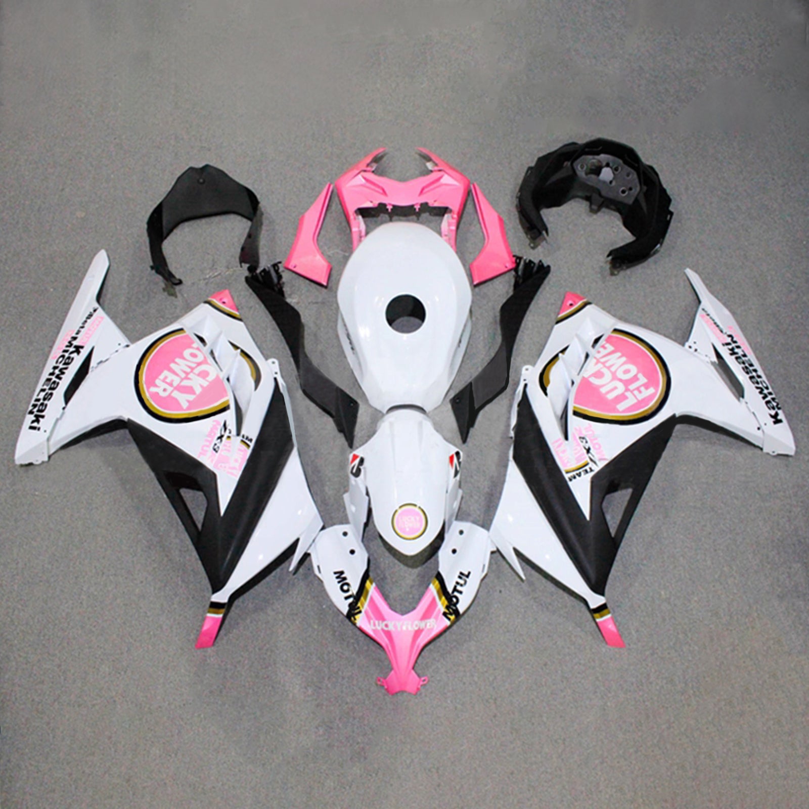 Kit carena iniezione carrozzeria in plastica ABS adatta per Kawasaki EX300 Ninja 300 2013-2024