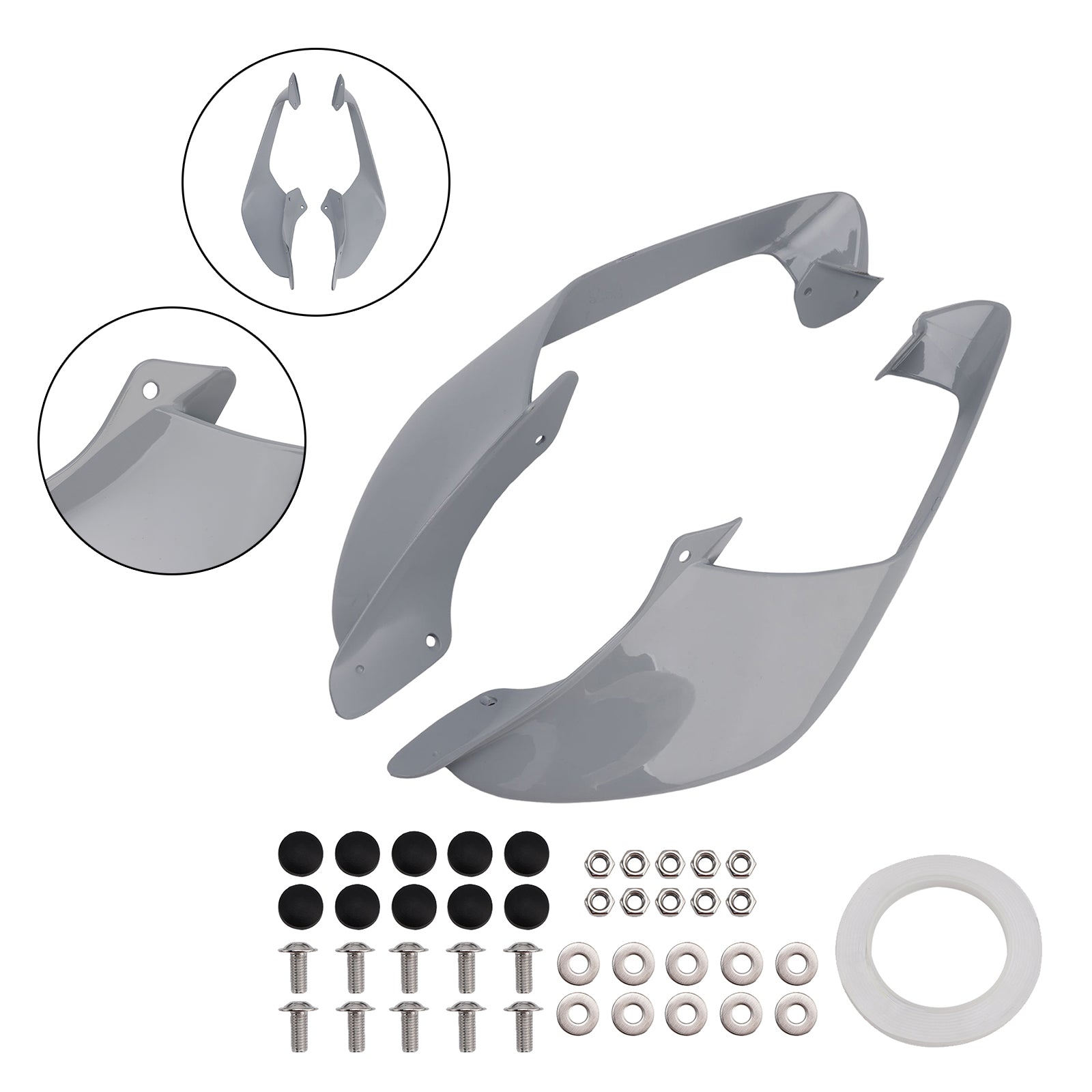 2021-2024 Yamaha YZF R1 R1M ailes latérales avant ailes becquet carénage