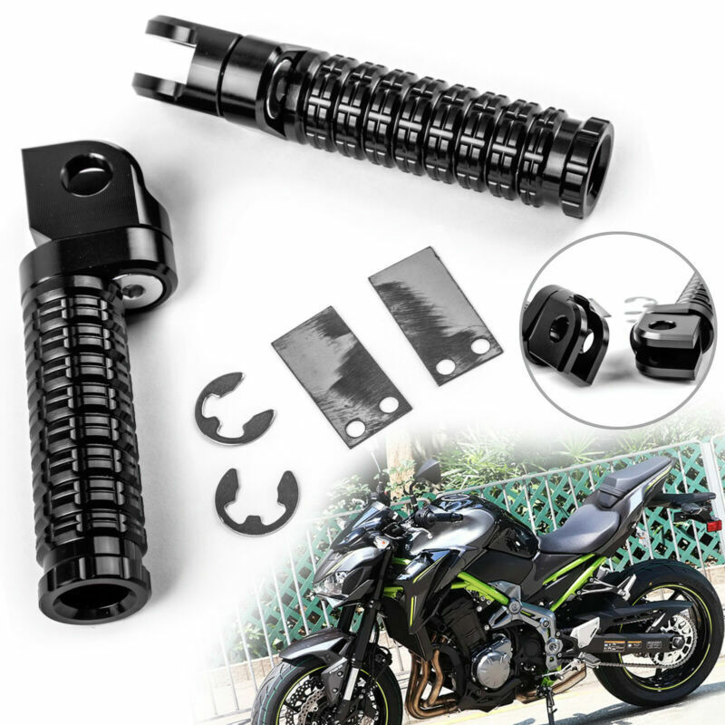 400 CNC Kawasaki 300 Footpegs 650 Ninja Front R 250 1000 R Blak GB Footsts