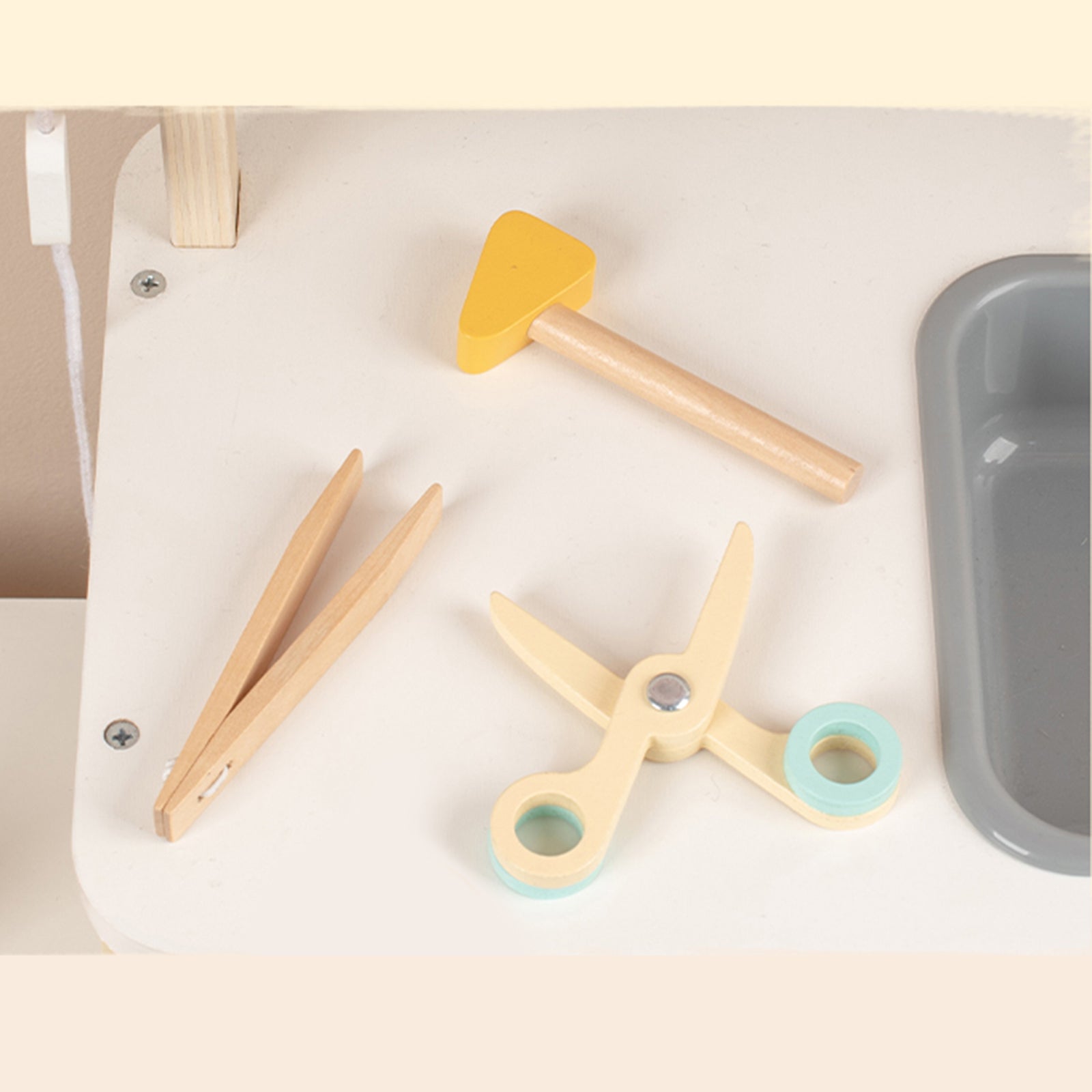 Juego de juguetes de simulación con soporte para clínica médica para niños con 22 accesorios a partir de 3 años