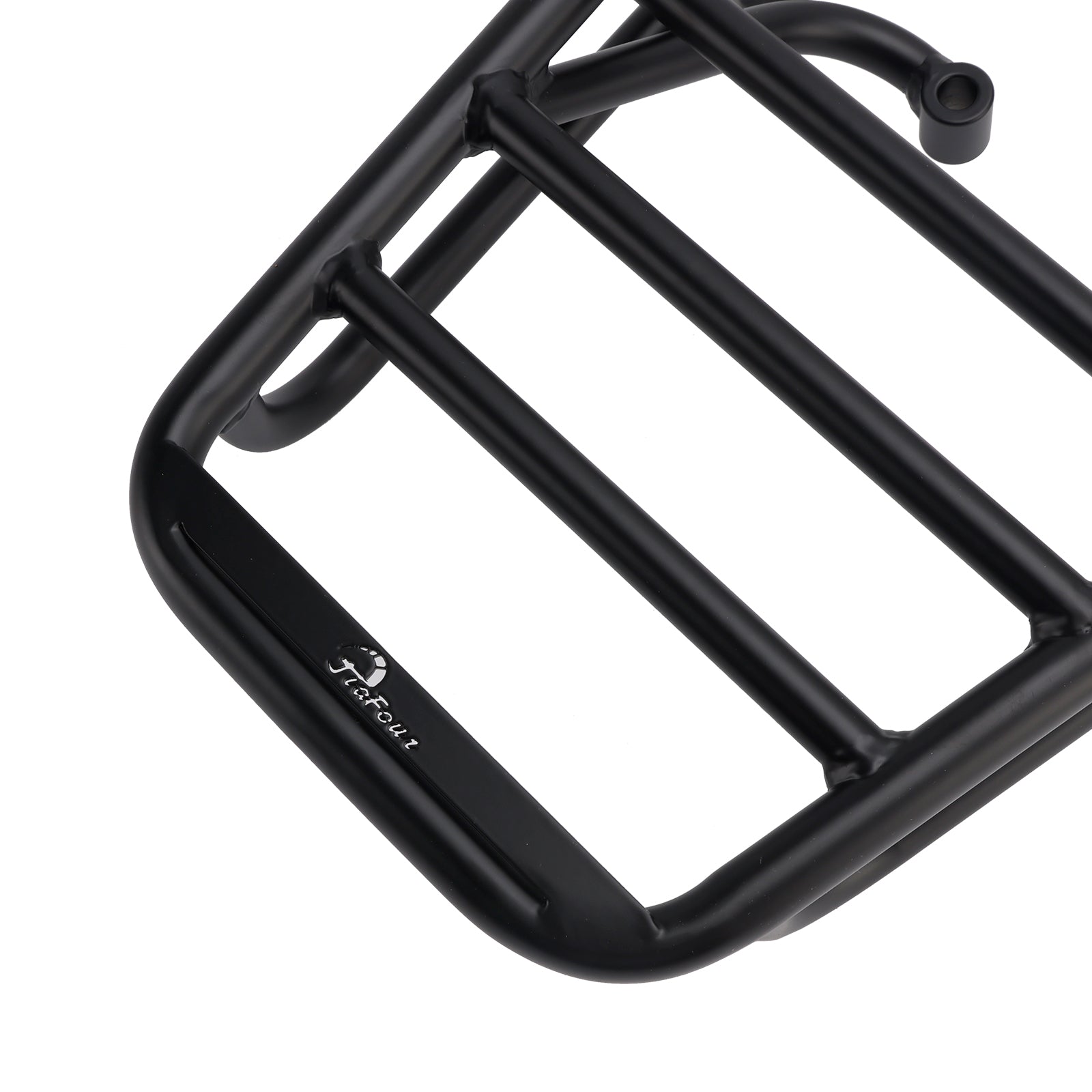 REAR RACK TUBE TYPE LUGGAGE CARRIER - BLACK FOR HIMALAYAN & SCRAM 411 22-2024