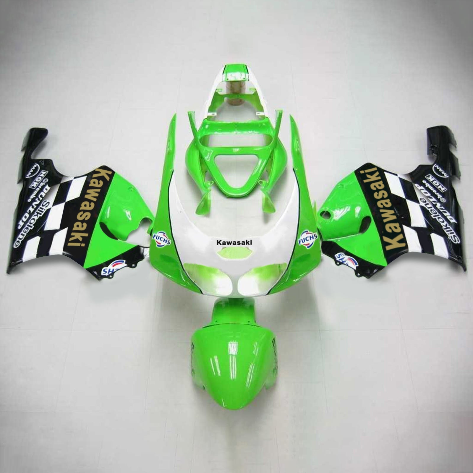1996-2003 Kawasaki ZX7R Kit de carenado de inyección Carrocería Plástico ABS