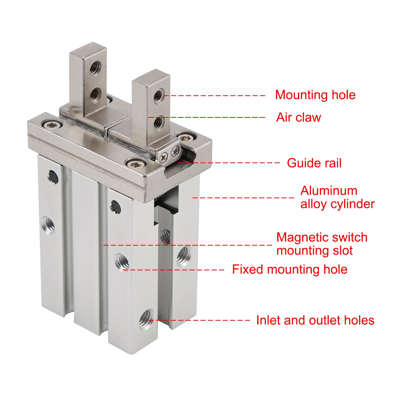 MHZ2-16D Pneumático Paralle