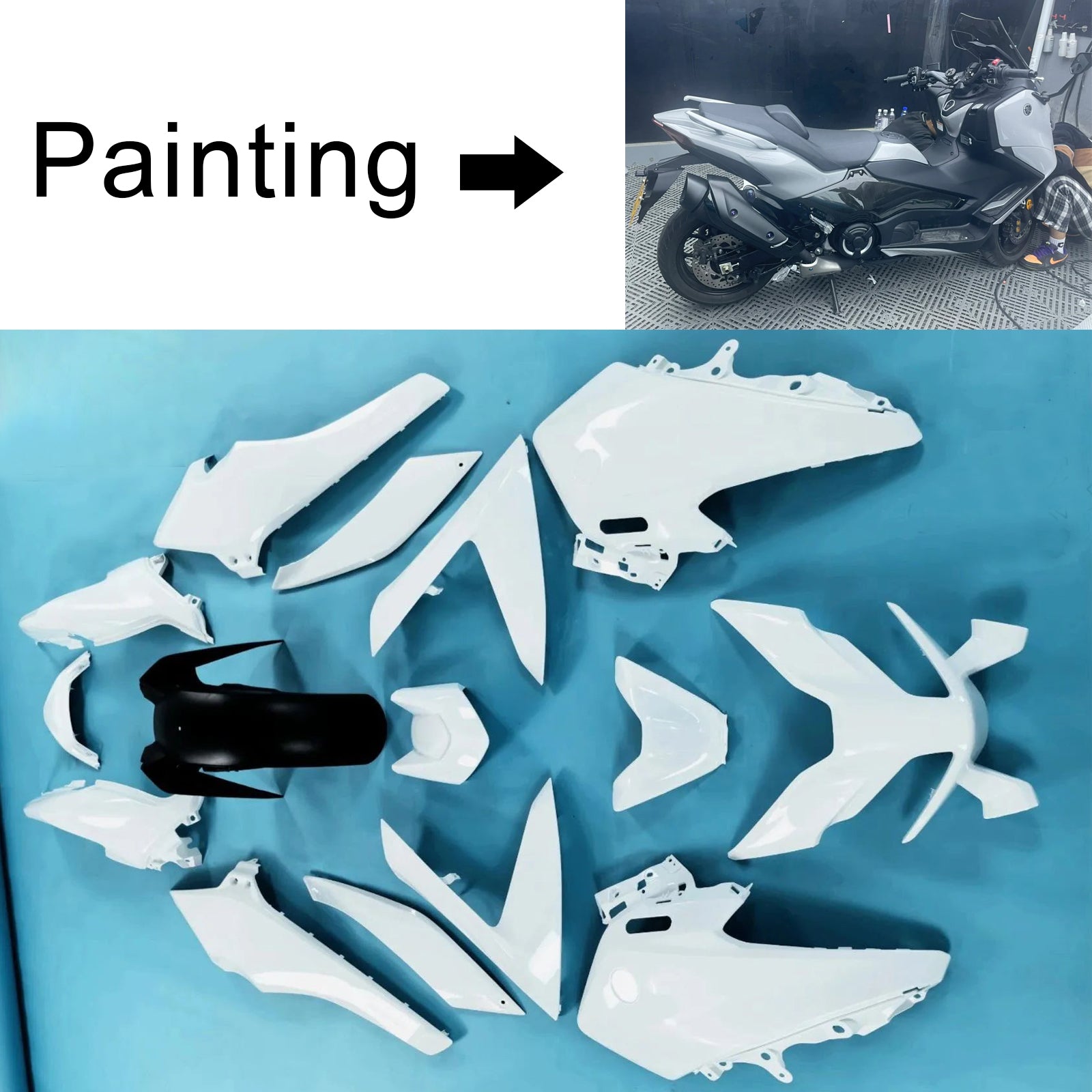2022-2024 YAMAHA TMAX560 KIT FAIRING KIT TRAVAIL