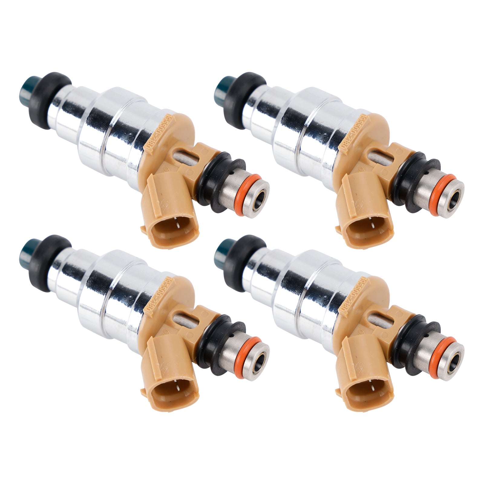 4Pcs Fuel Injector For Mazda MX-6 626 Ford Probe Mercury 1.6L 2.2L 195500-1280