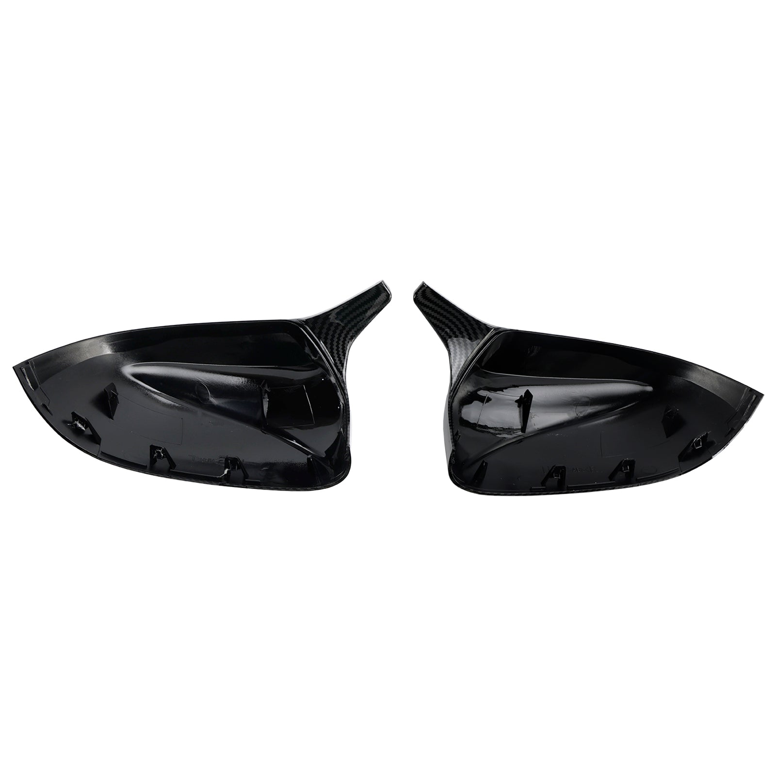 2018-2022 BMW x3/x4/ix3 2Pcs Gloss Carbon Fiber Pattern Door Wing Mirror Cover