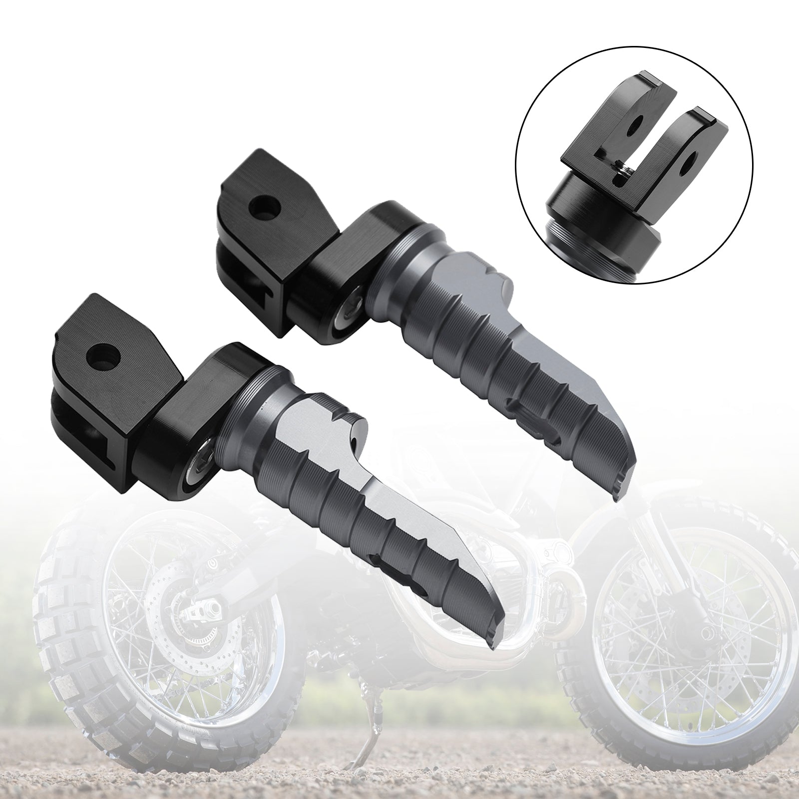 Reposapiés delanteros aptos para DUCATI Multistrada 1200/1200S/1200 ENDURO