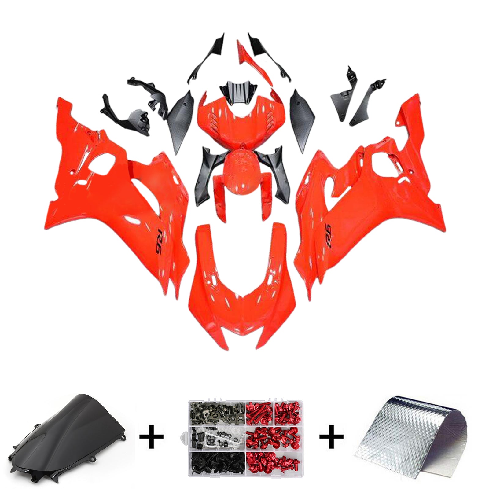 2017-2023 Yamaha YZF-R6 Kit de camerage d'injection Bodywork Plastic Abs
