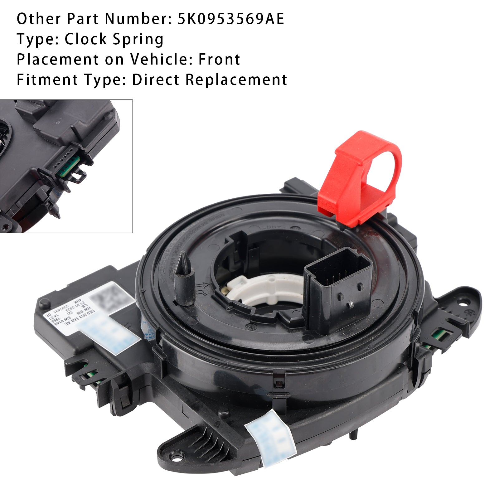 Clock Spring 5K0953569AE pour Audi Q3 VW Caddy