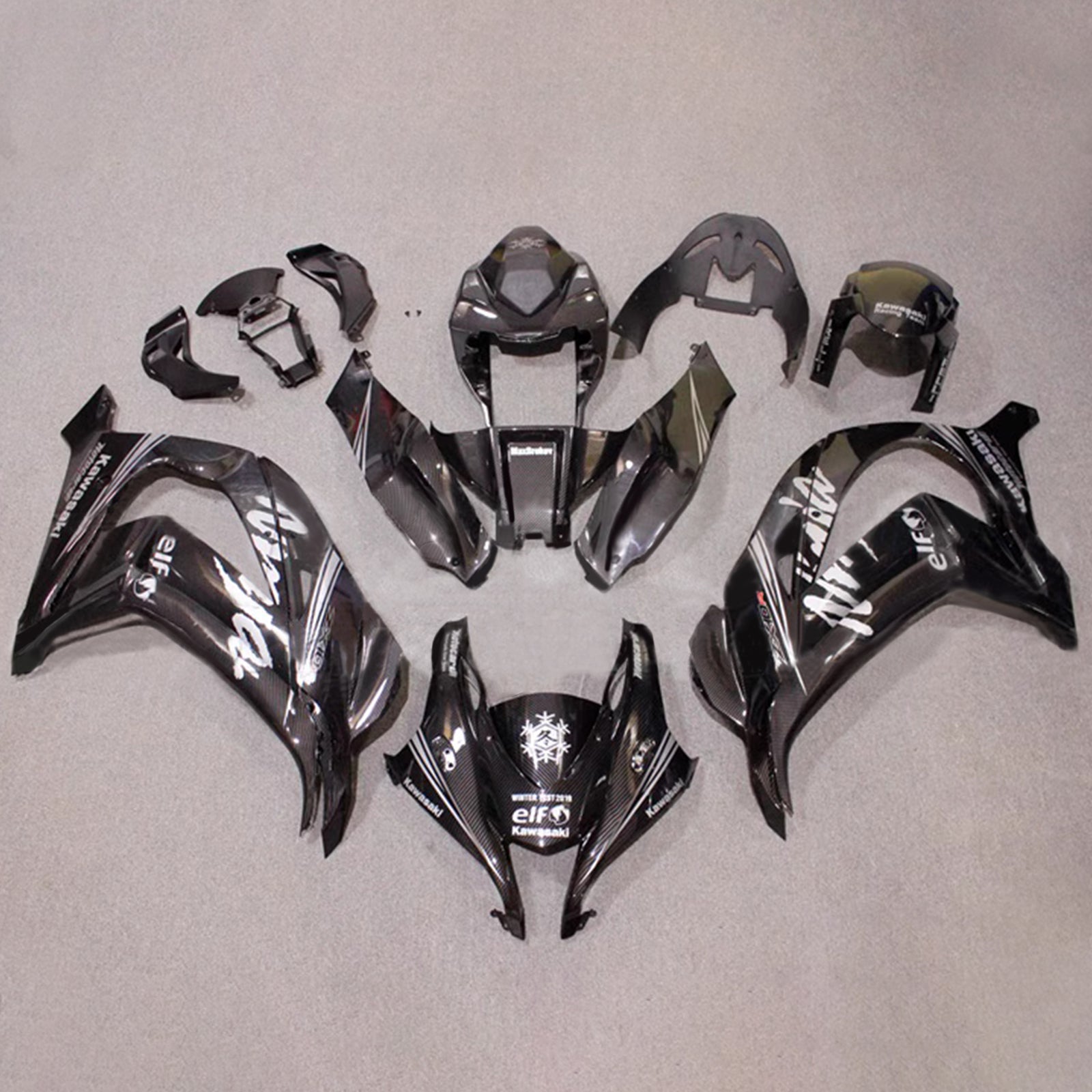 Injection Fairing Kit Bodywork Plastic ABS fit For Kawasaki ZX10R 2016-2020