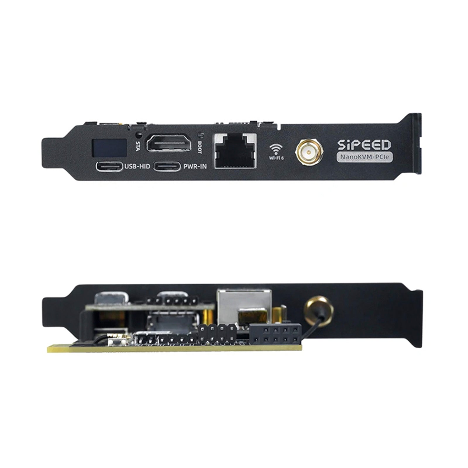 Sipeed NanoKVM-PCIe-afstandsbedieningsserver RISC-VPiKVM installatie op afstand van het bureaublad
